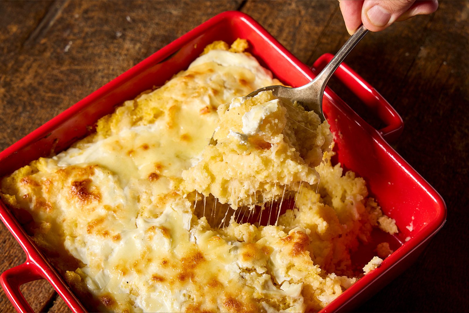 Romanian Baked Polenta Sour Cream Cheese 2
