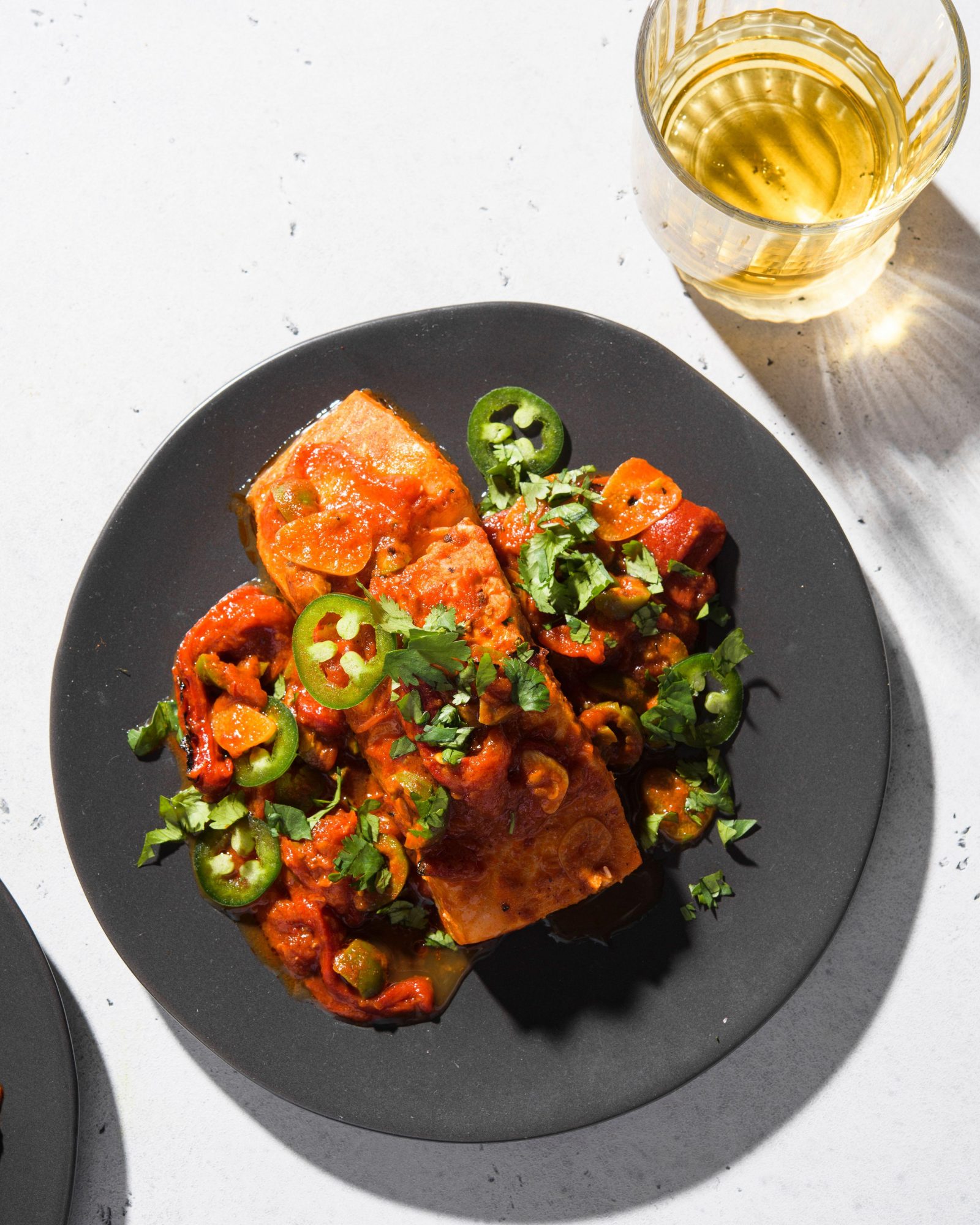 Salmon with Matbucha Milk Street