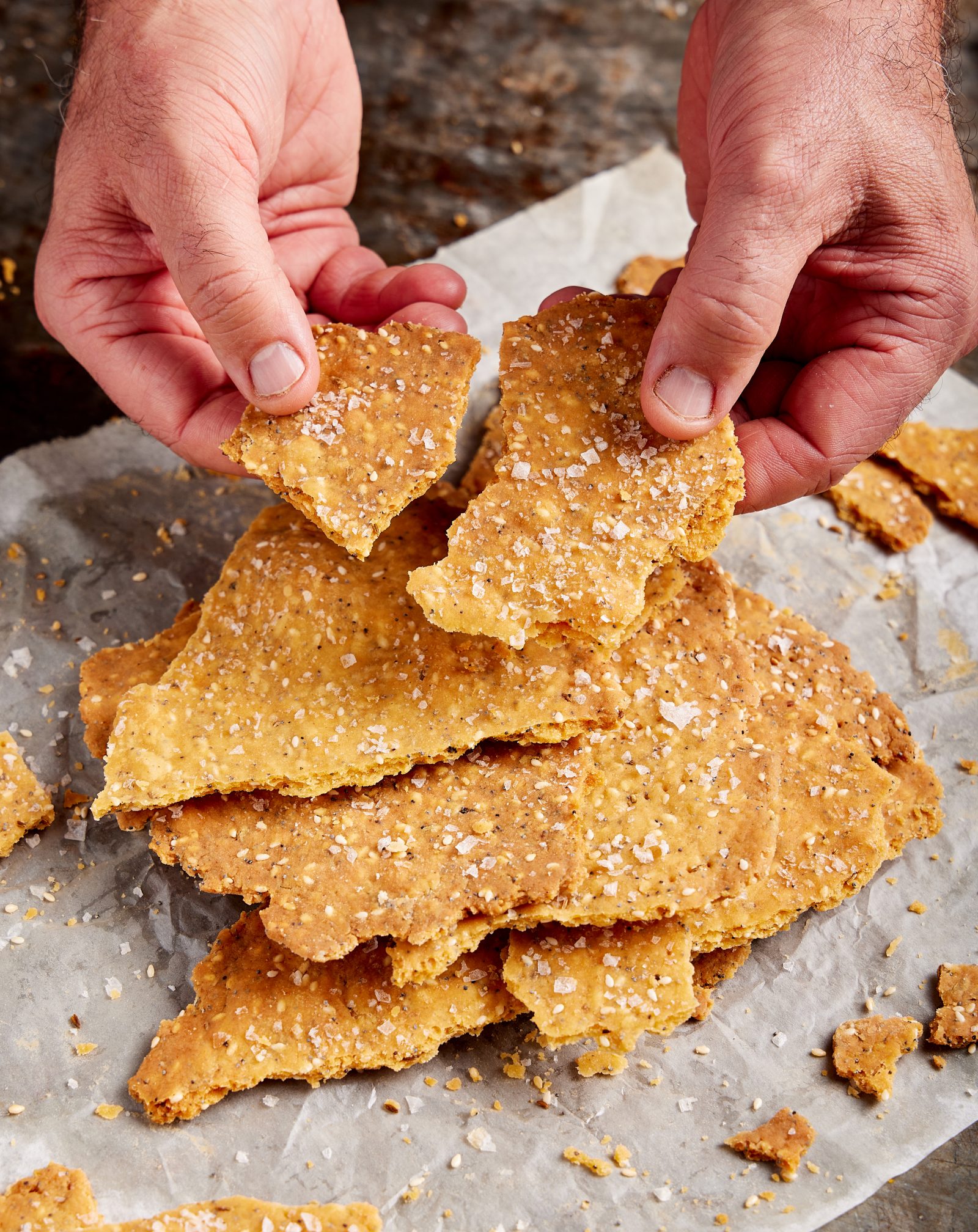 Seeded Crackers Smoked Paprika Olive Oil