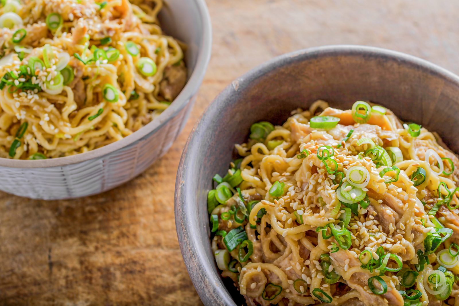 Sesame Noodles Chicken Scallions