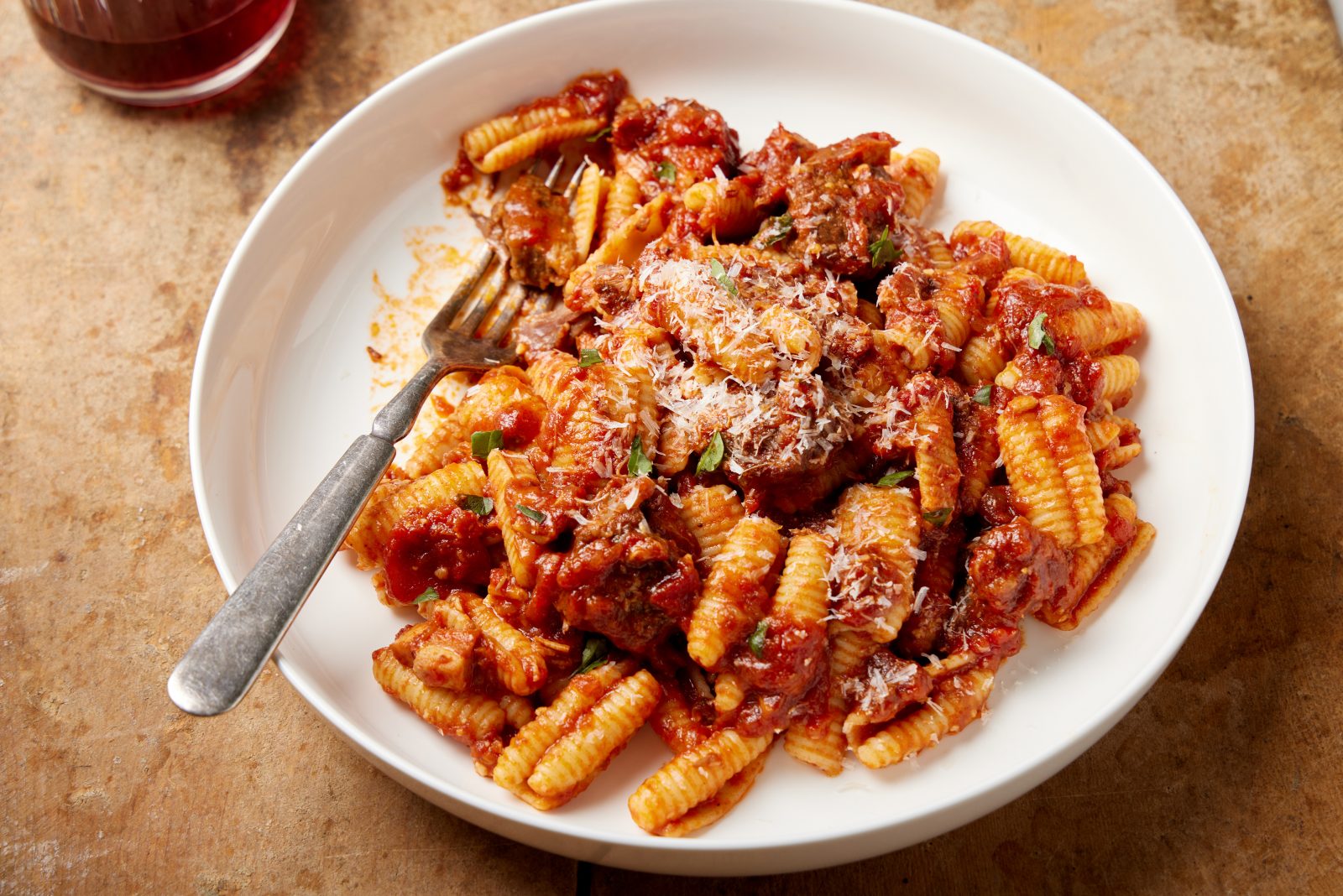 Slow Cooked Short Rib Ragu Pasta Bowl