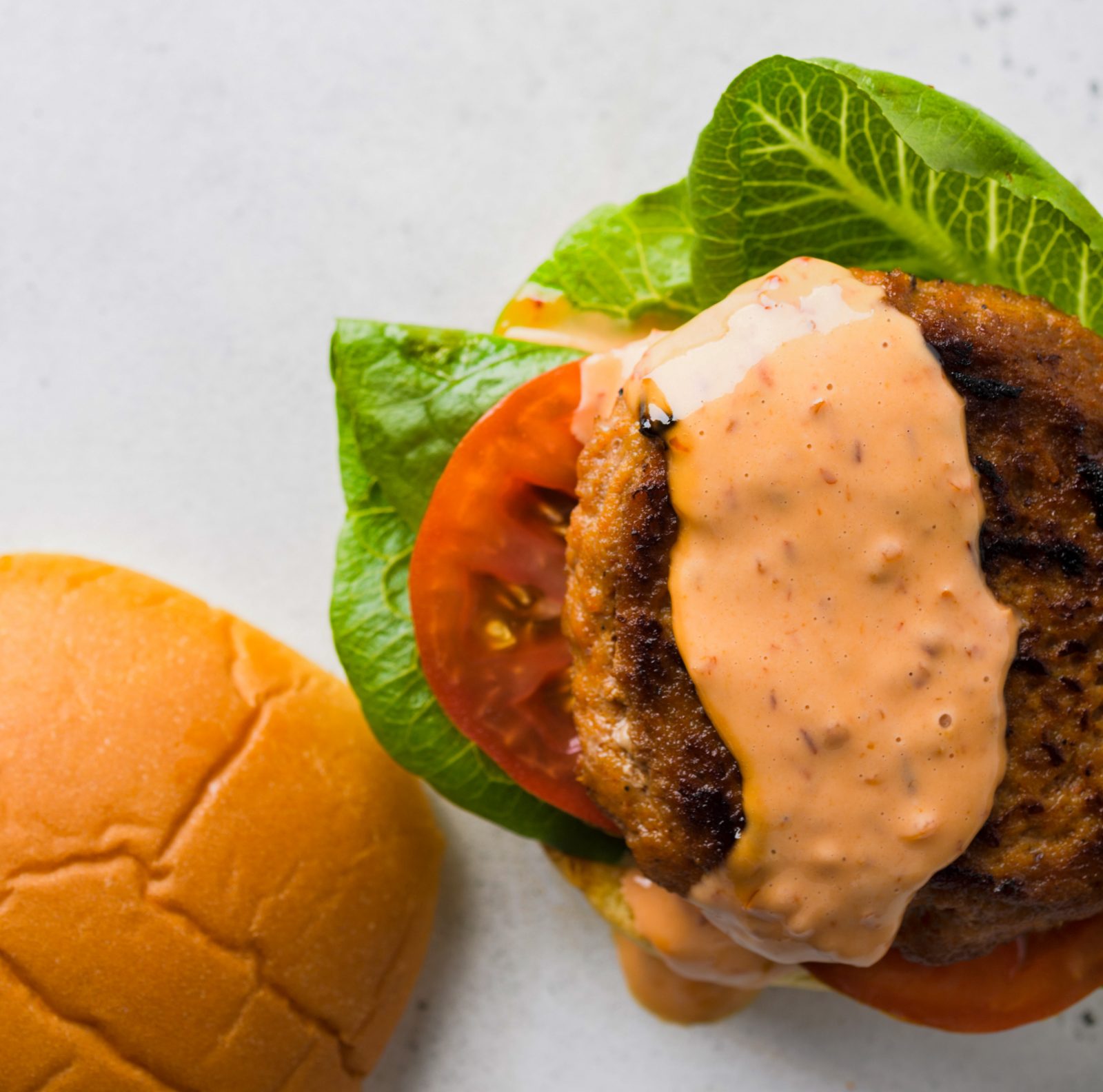 Smoky Chili Garlic Pork Burgers
