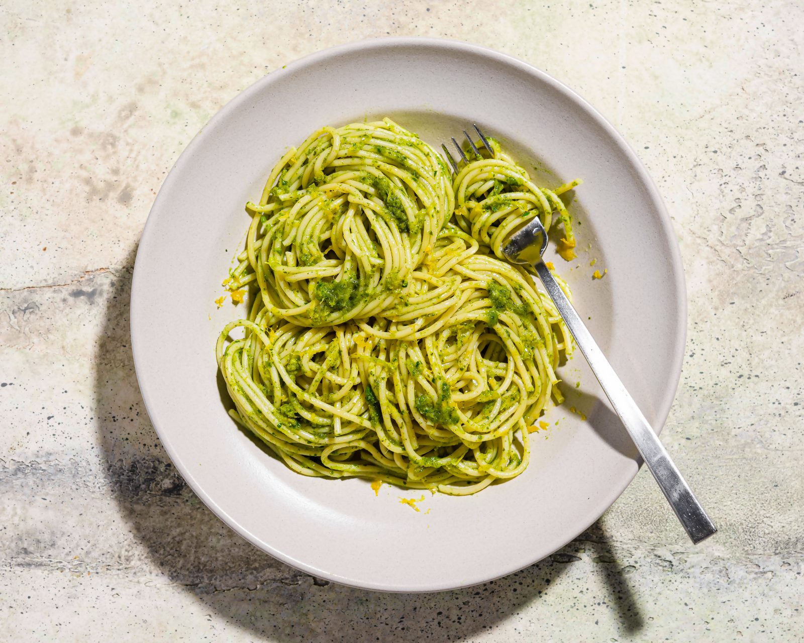 Spaghetti Parsley Pesto di Prezzemolo