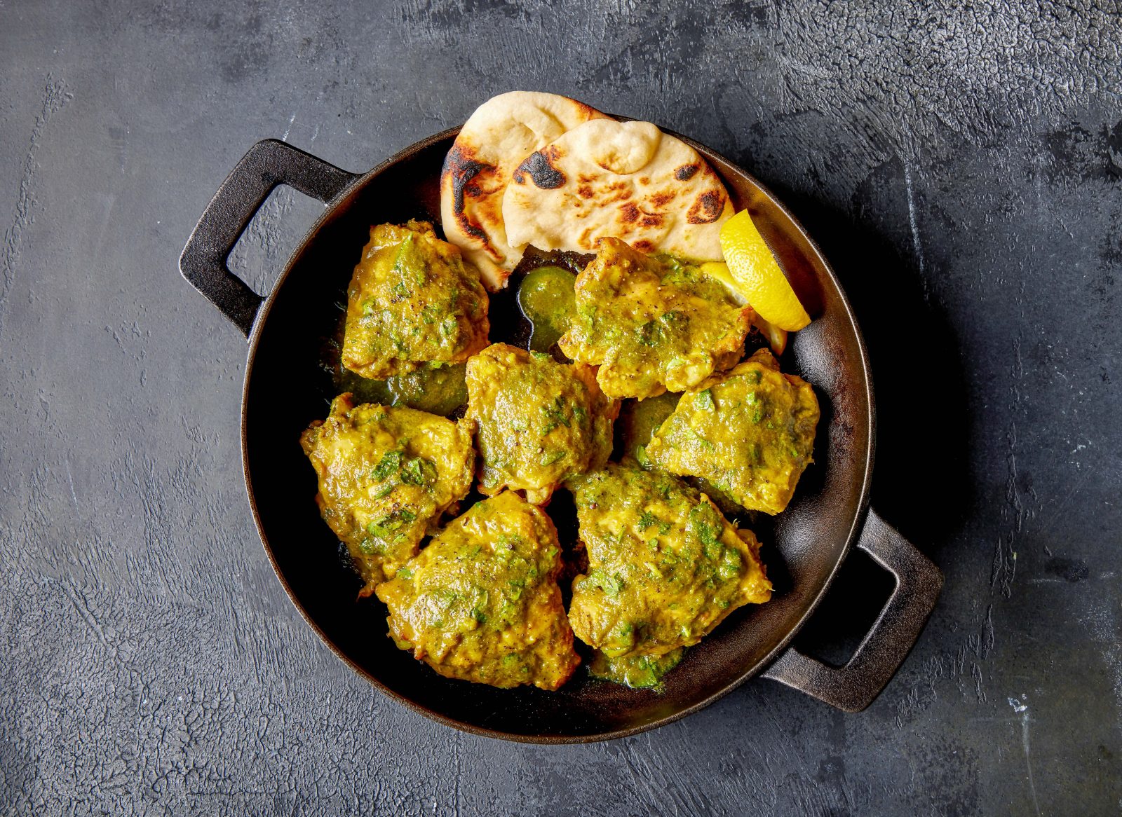 Spice Braised Lemon Cilantro Chicken