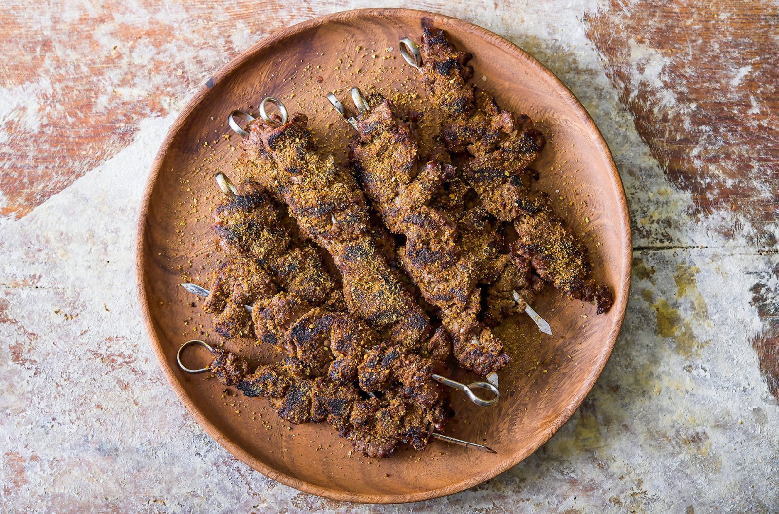 Spicy Chinese Beef Skewers Niu Rou Chuan