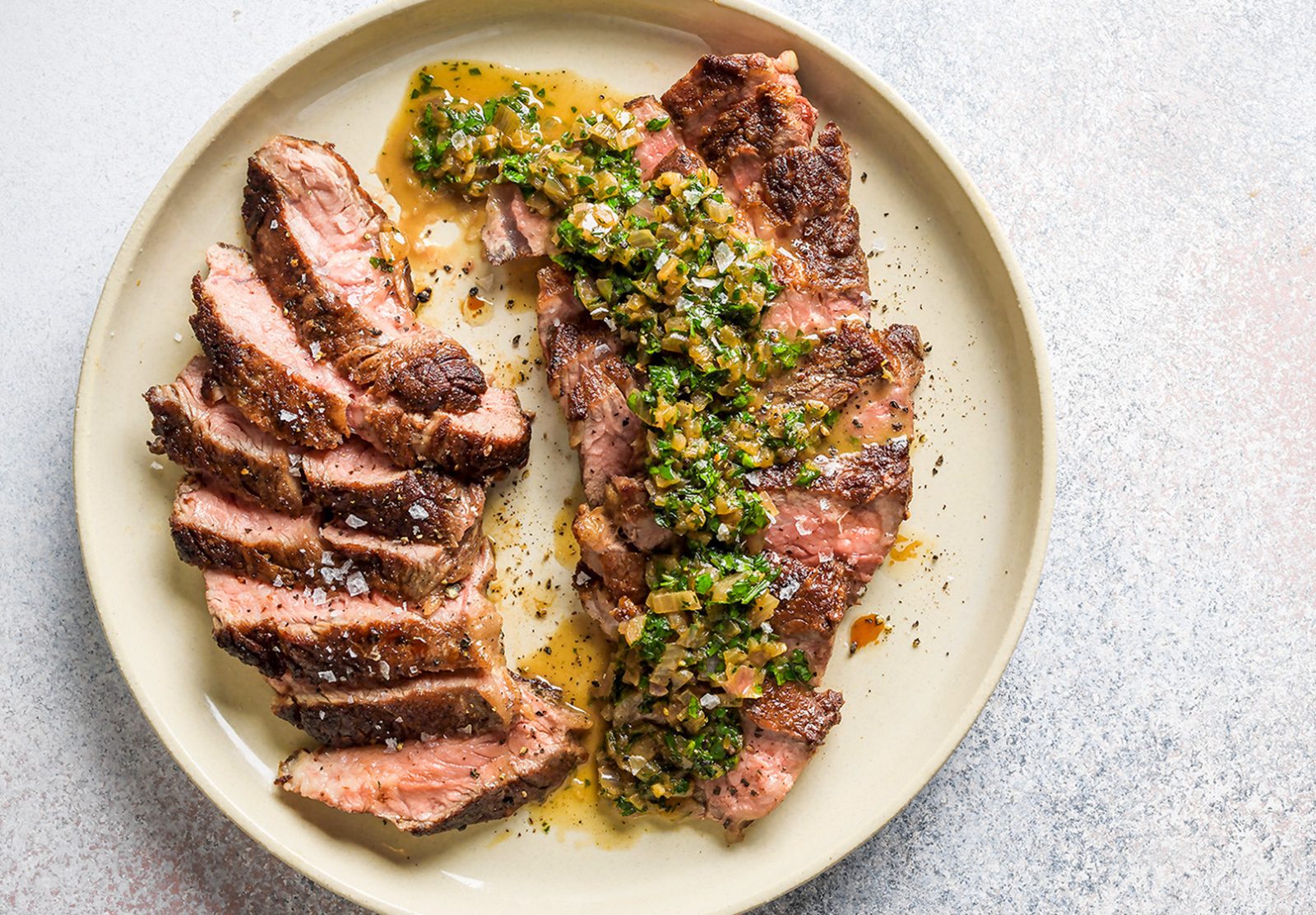 Steak Shallot White Wine Pan Sauce