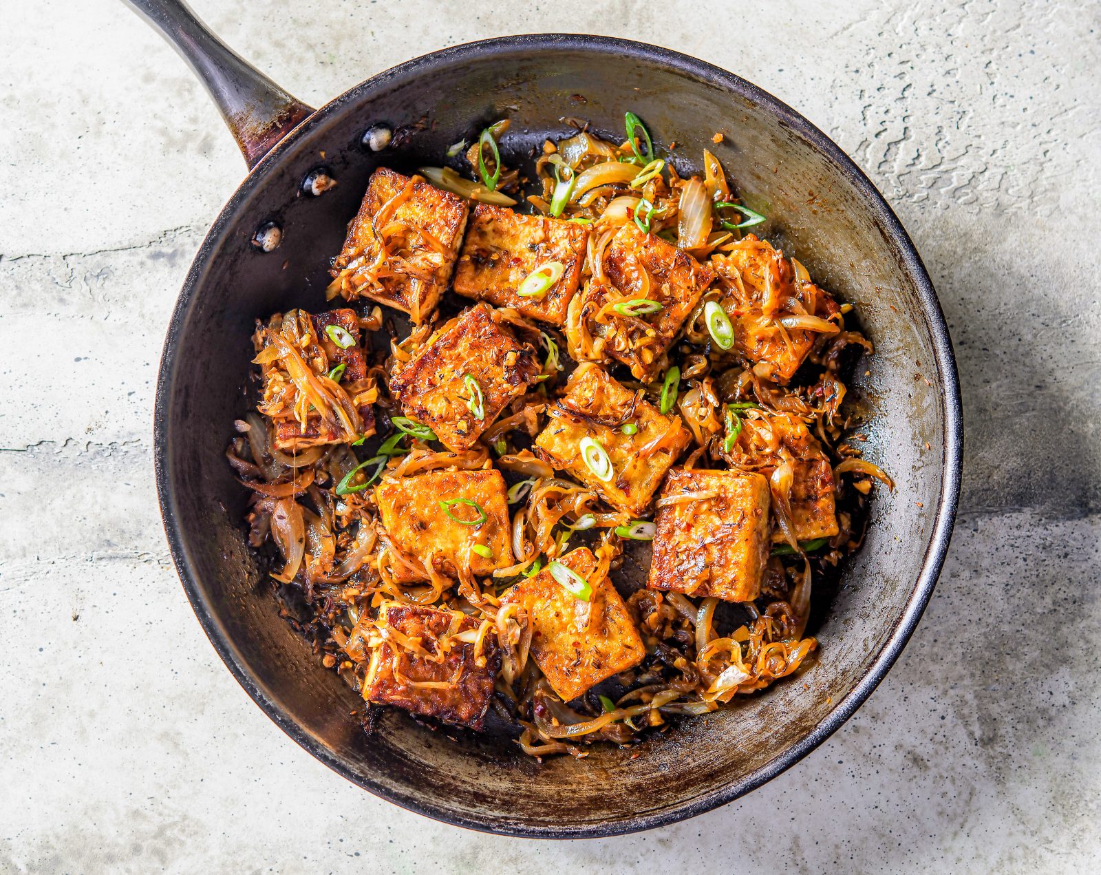Stir Fried Cumin Tofu