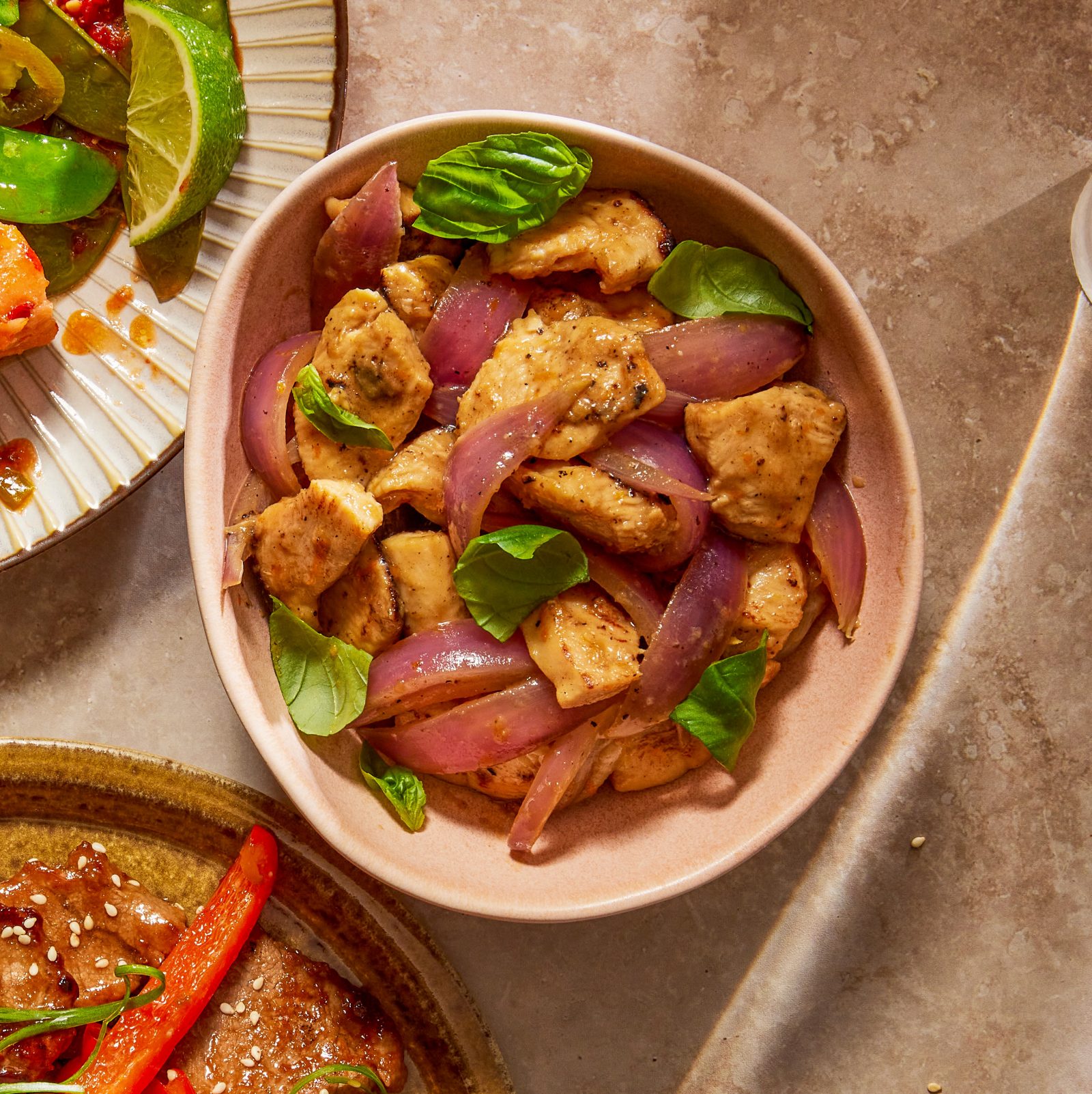 Stir Fried Orange Miso Chicken
