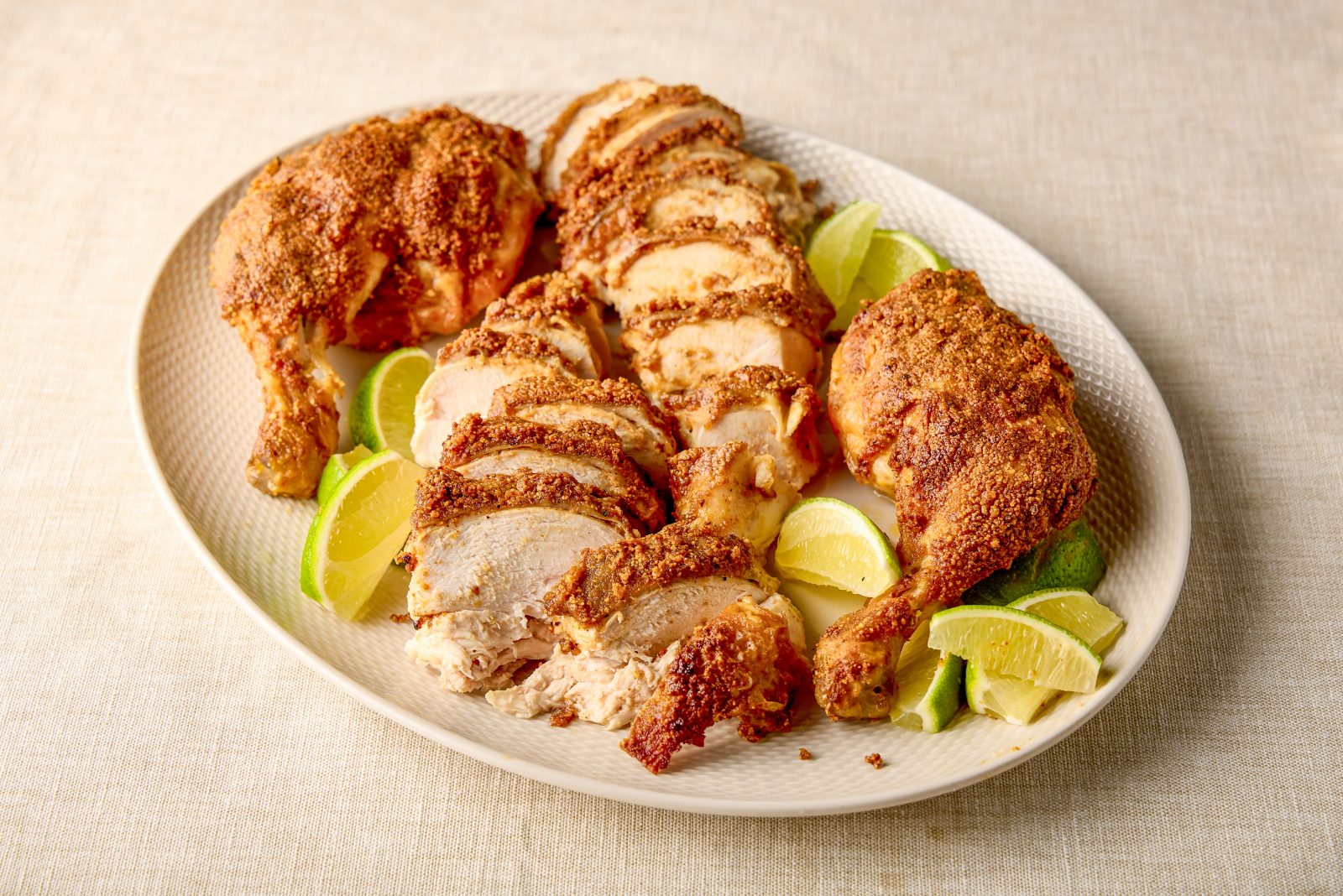 Suya Spiced Spatchcocked Roasted Chicken