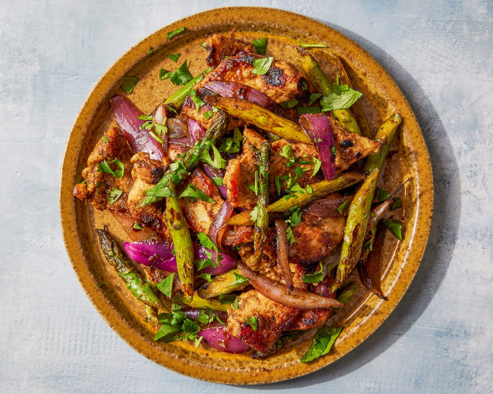 Thai Stir Fried Chicken Asparagus