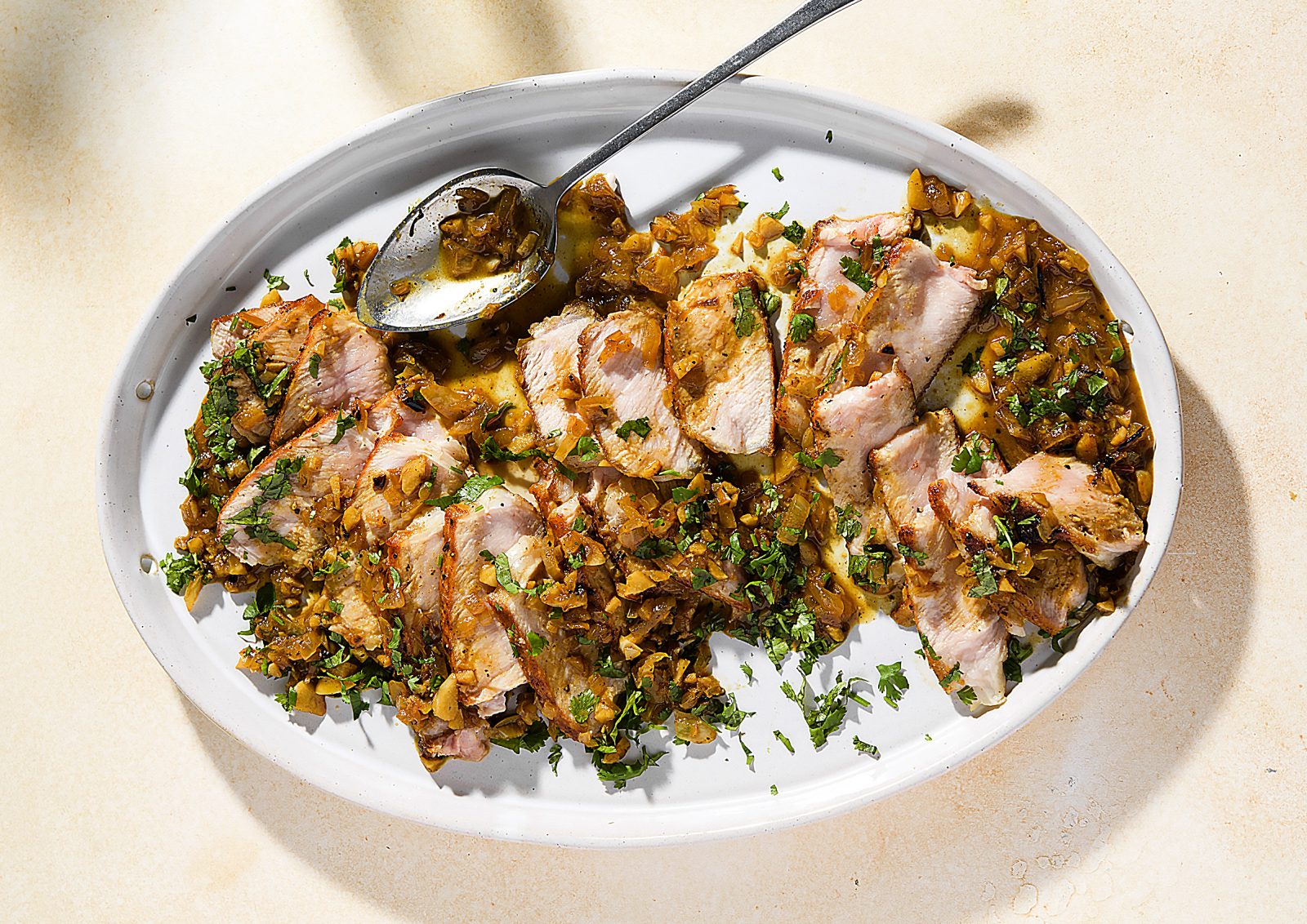 Thick Cut Pork Chops Cuban Mojo