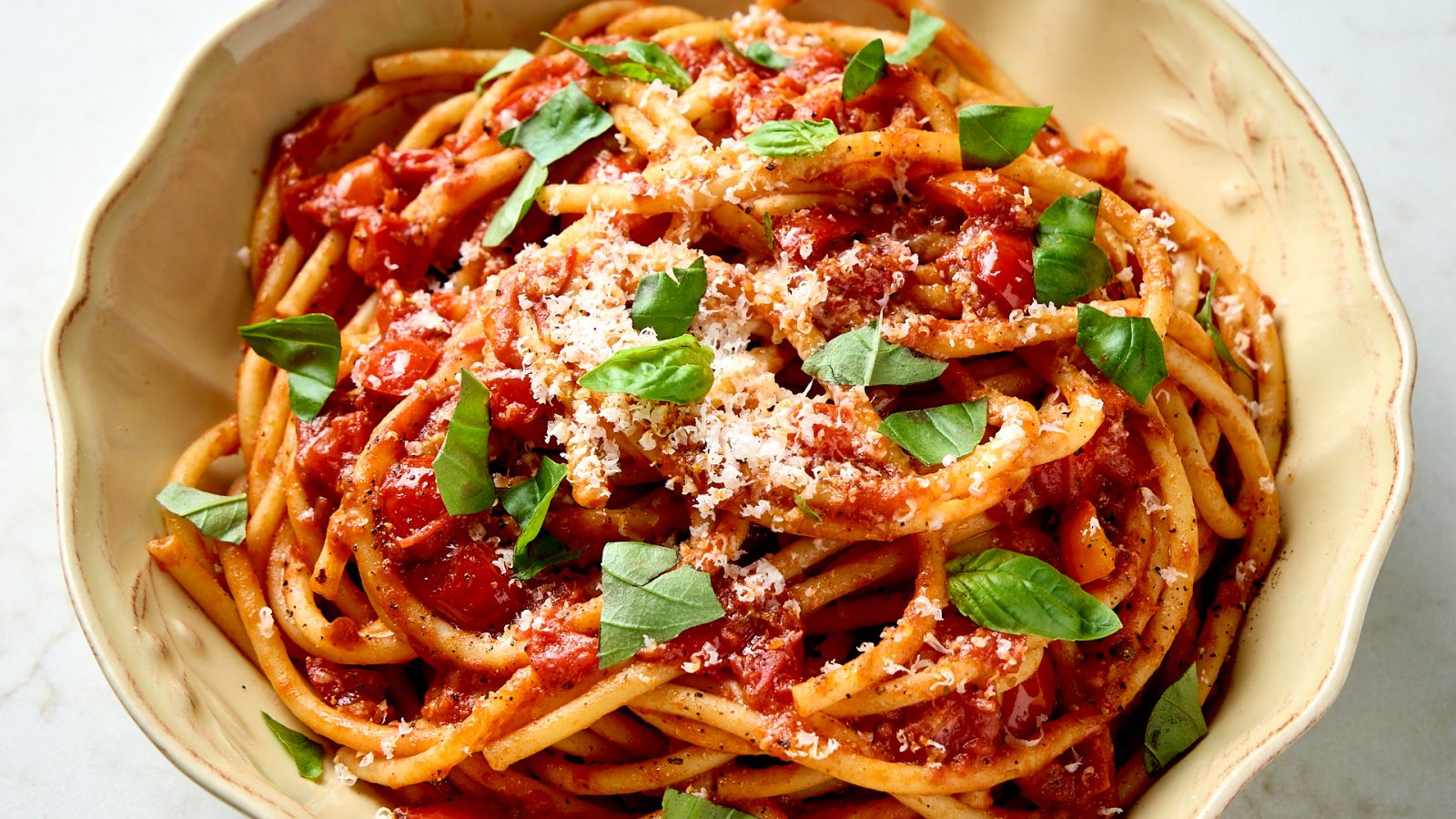 Three Tomato Marinara Pasta