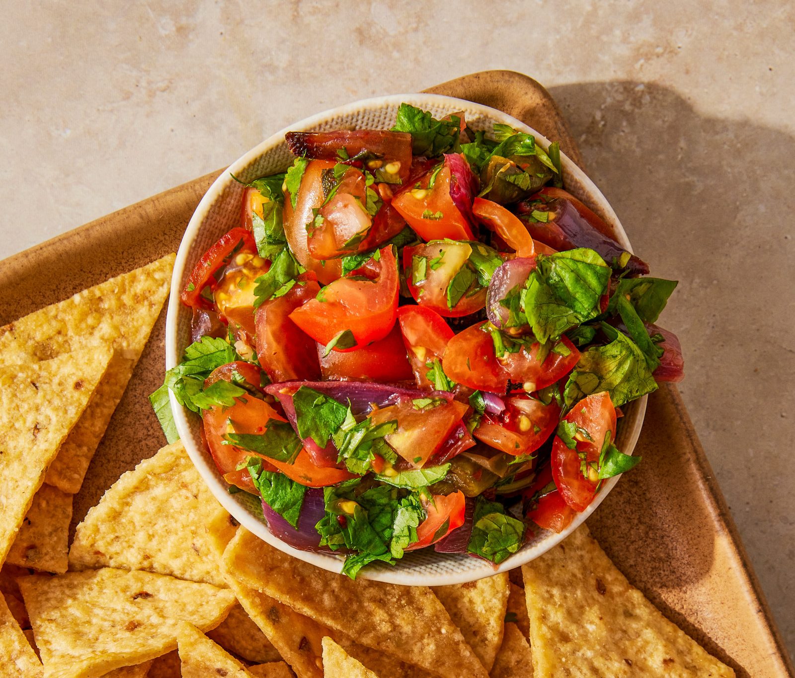 Tomato Charred Onion Salsa Chipotle