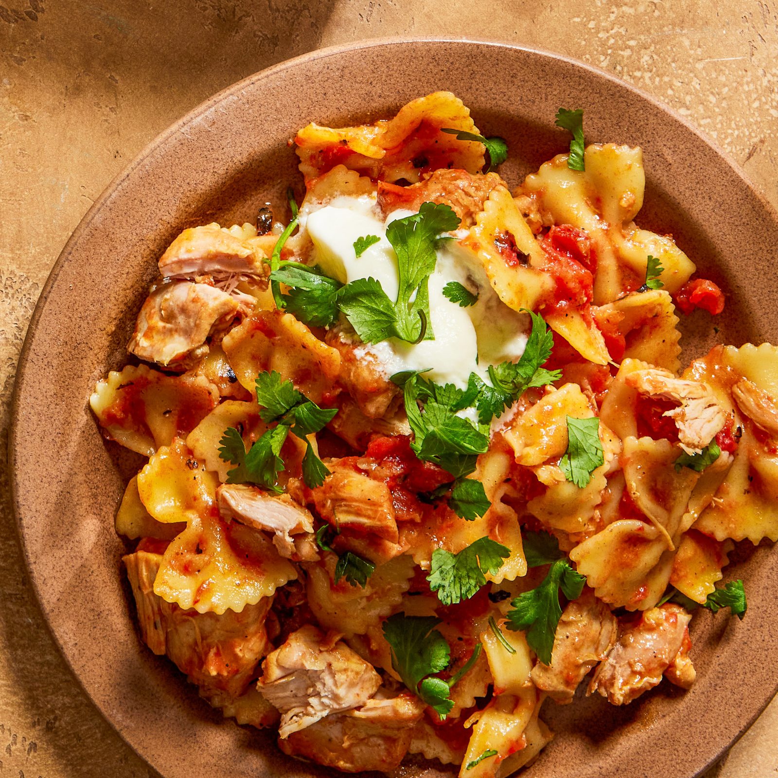 Tomato Masala Pasta Chicken