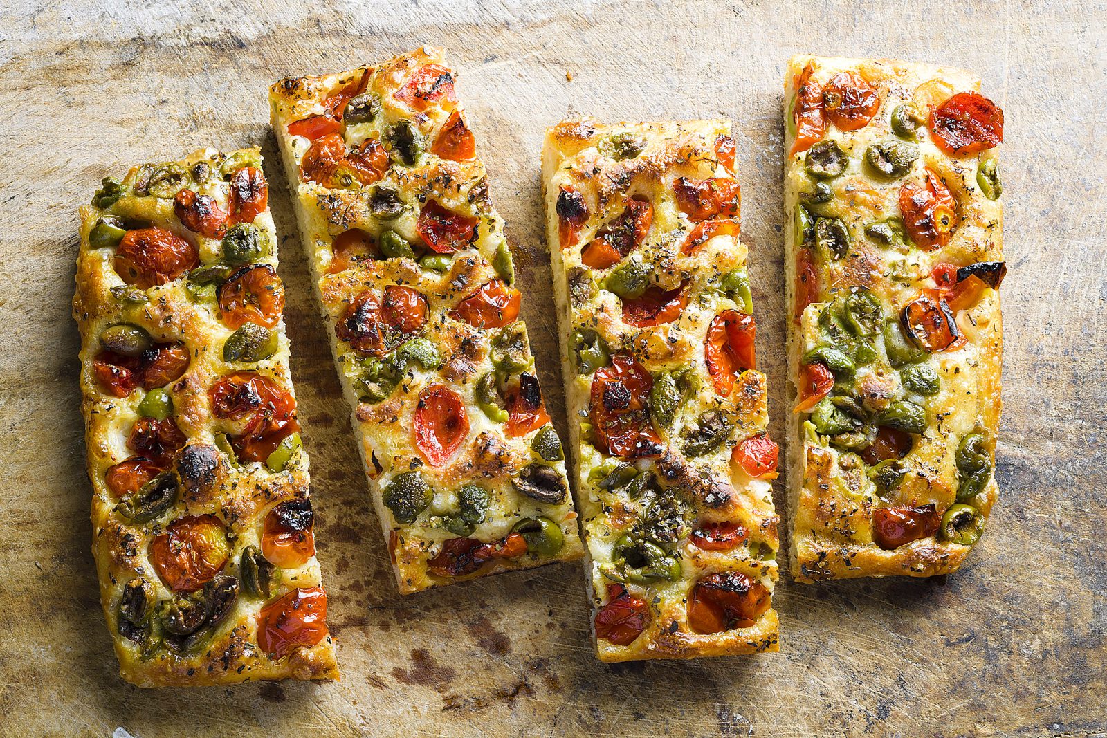 Tomato Olive Focaccia