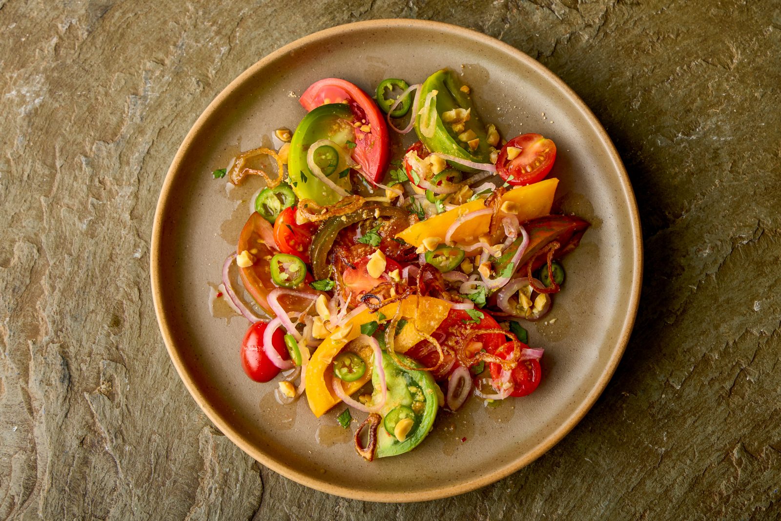 Tomato Salad Shallots Peanuts