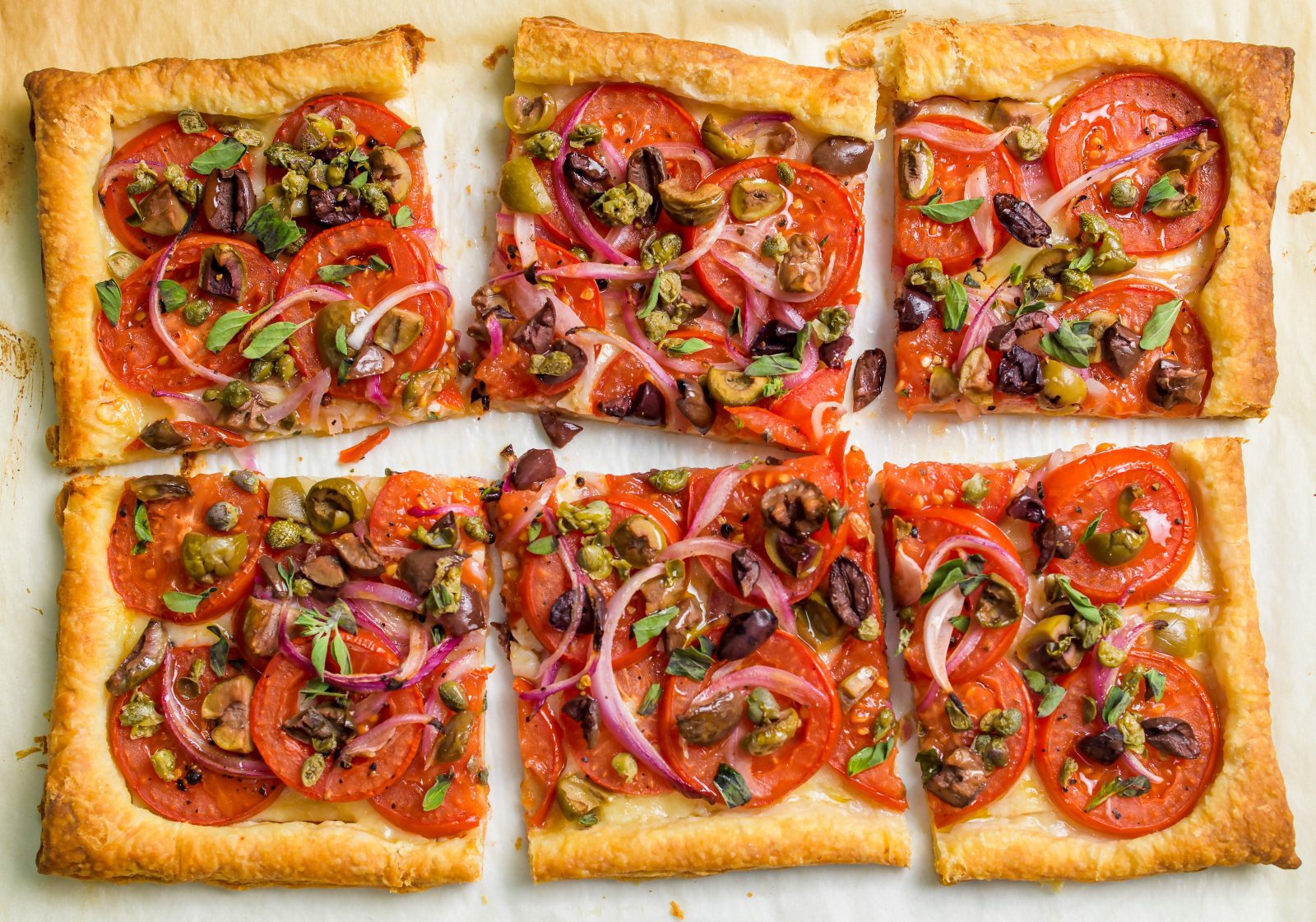 Tomato Tart Olives Gruyere