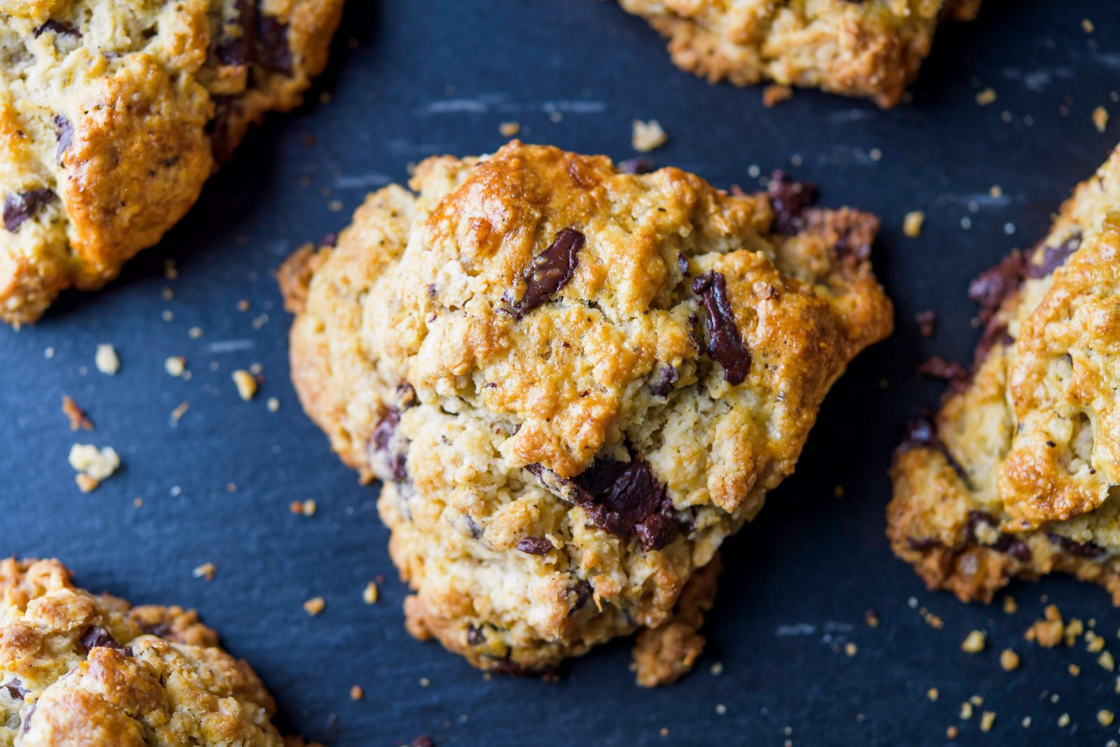Triple Ginger Scones Chocolate Chunks