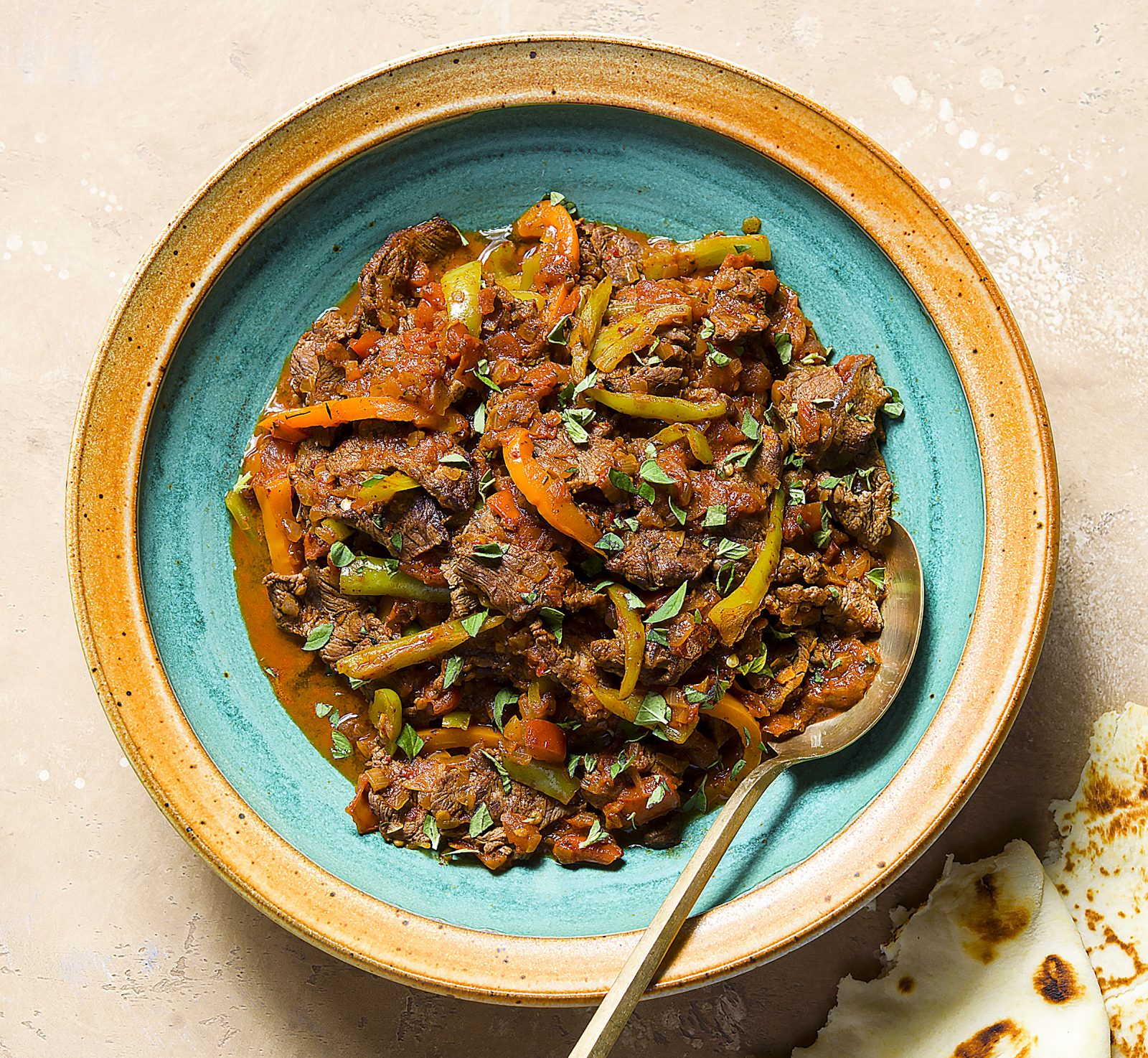 Turkish Beef Peppers Tomatoes