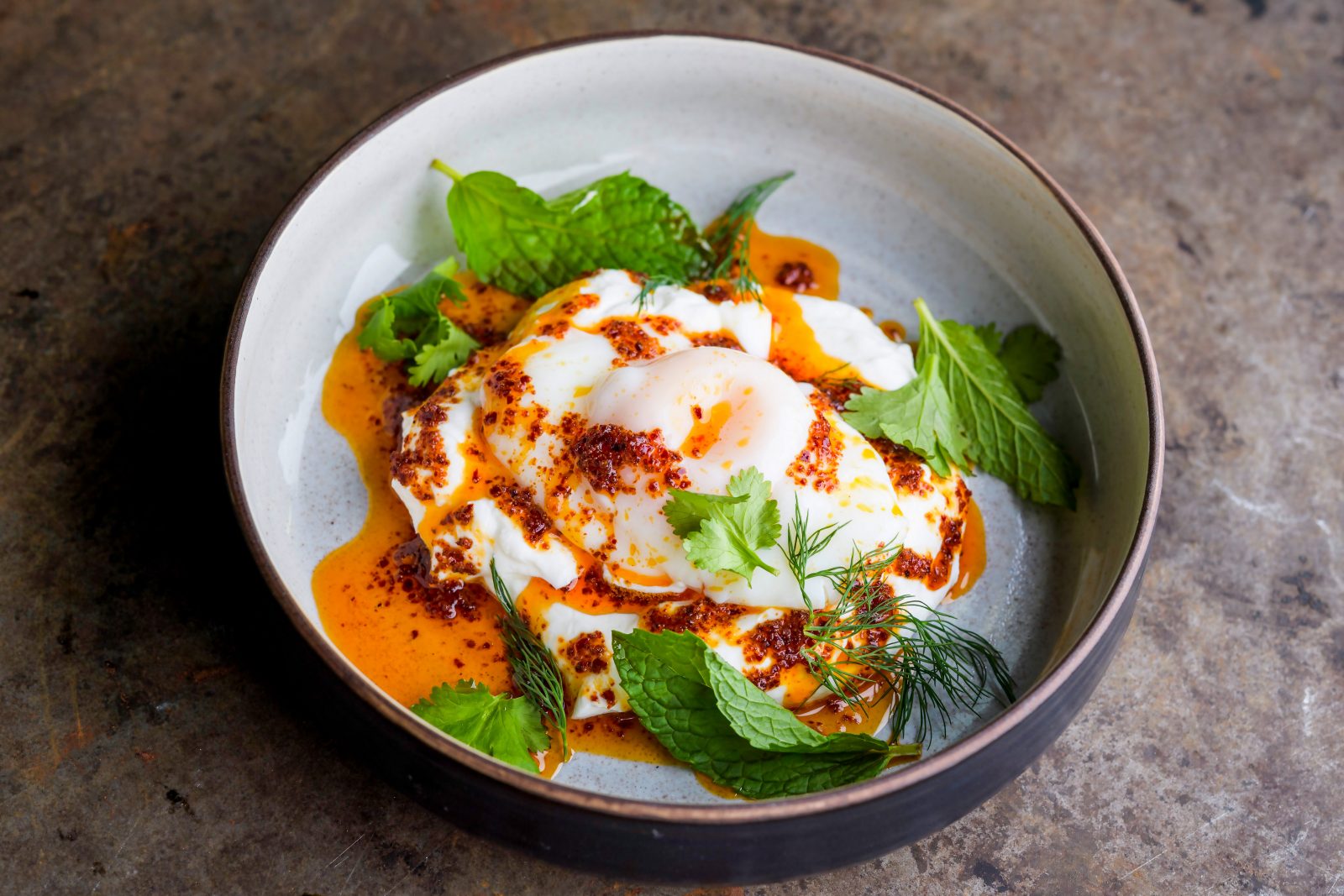 Turkish Poached Eggs Garlicky Yogurt