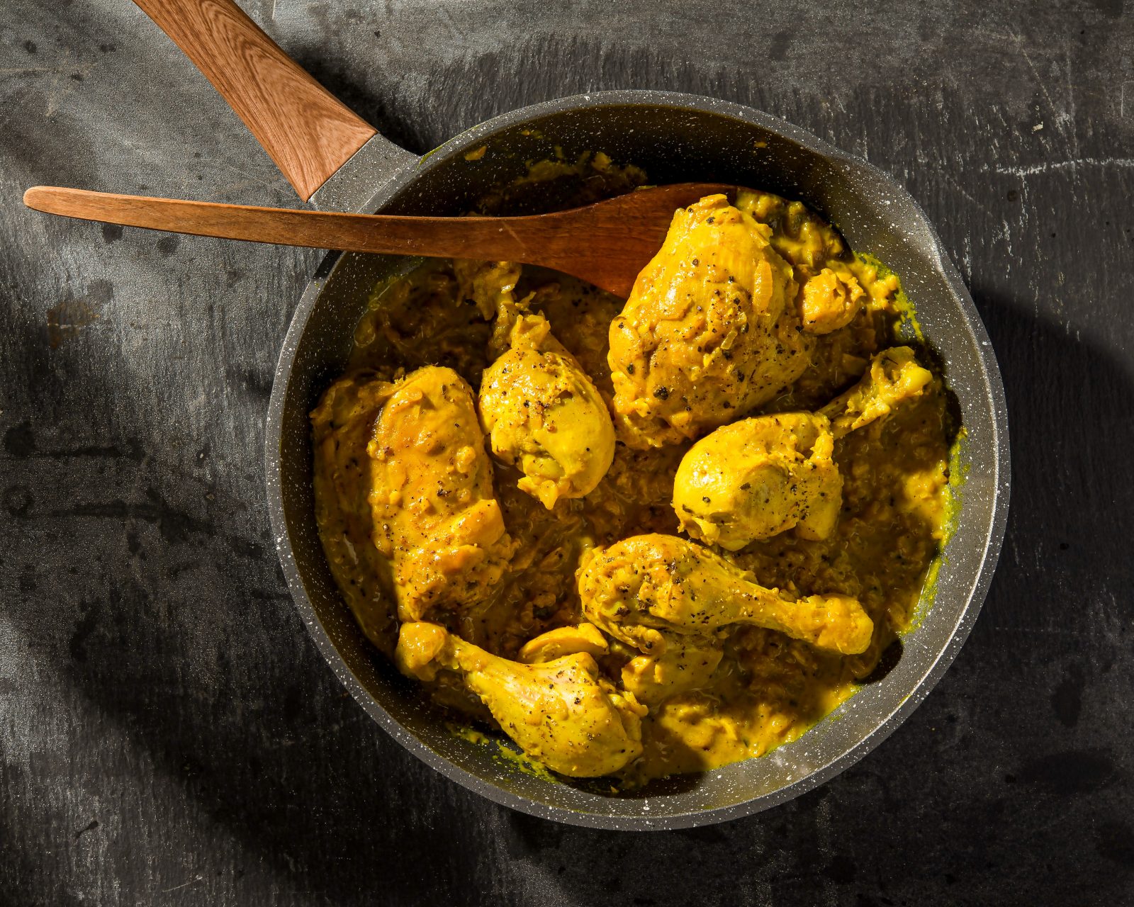 Turmeric Braised Chicken Onion Ginger