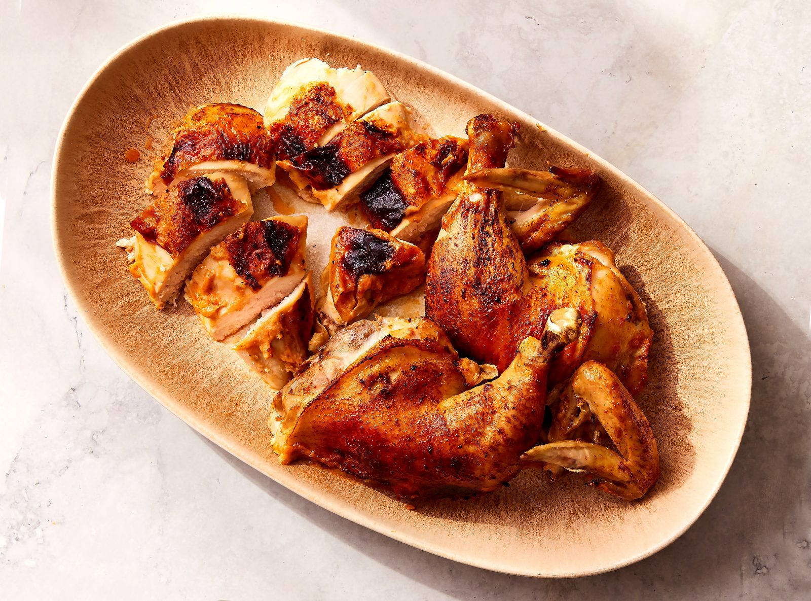 Umami Bomb Spatchcocked Roasted Chicken