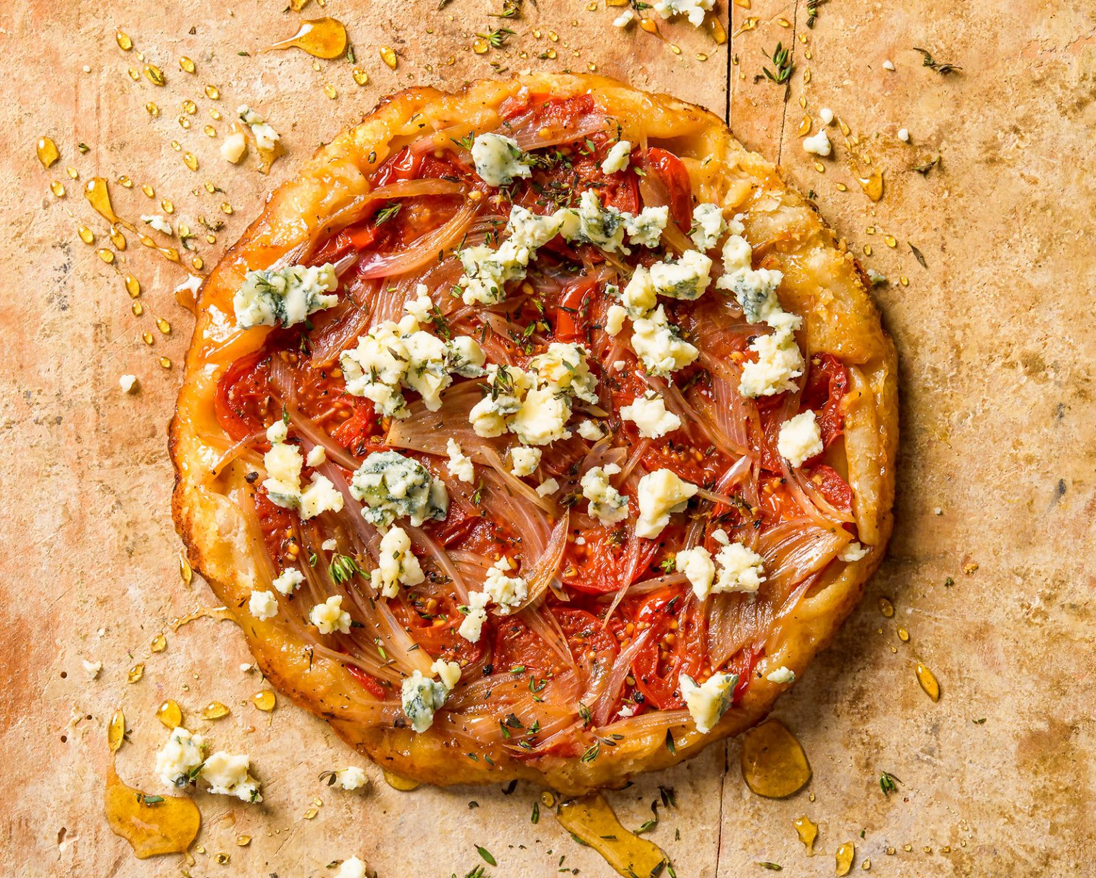 Upside Down Tomato Tart
