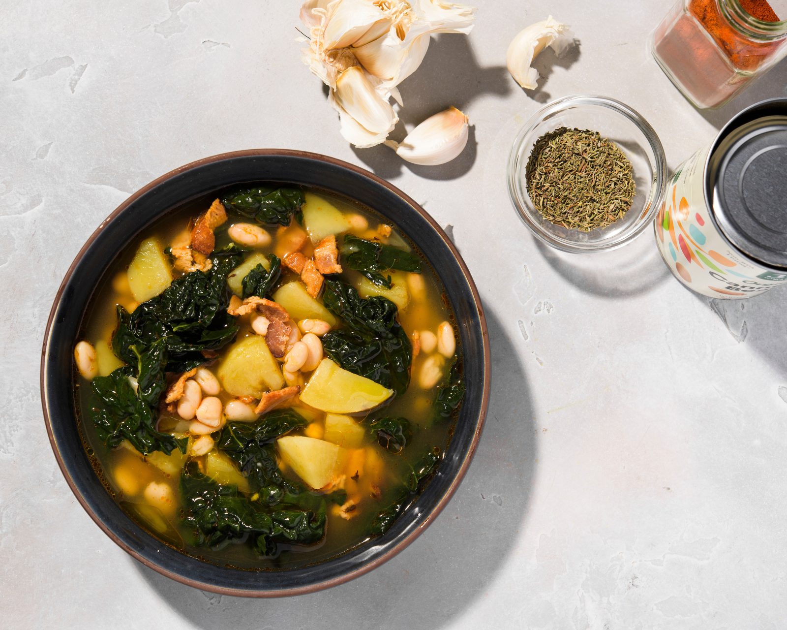 White Bean Soup with Potatoes and Greens - Milk Street Cook What You Have