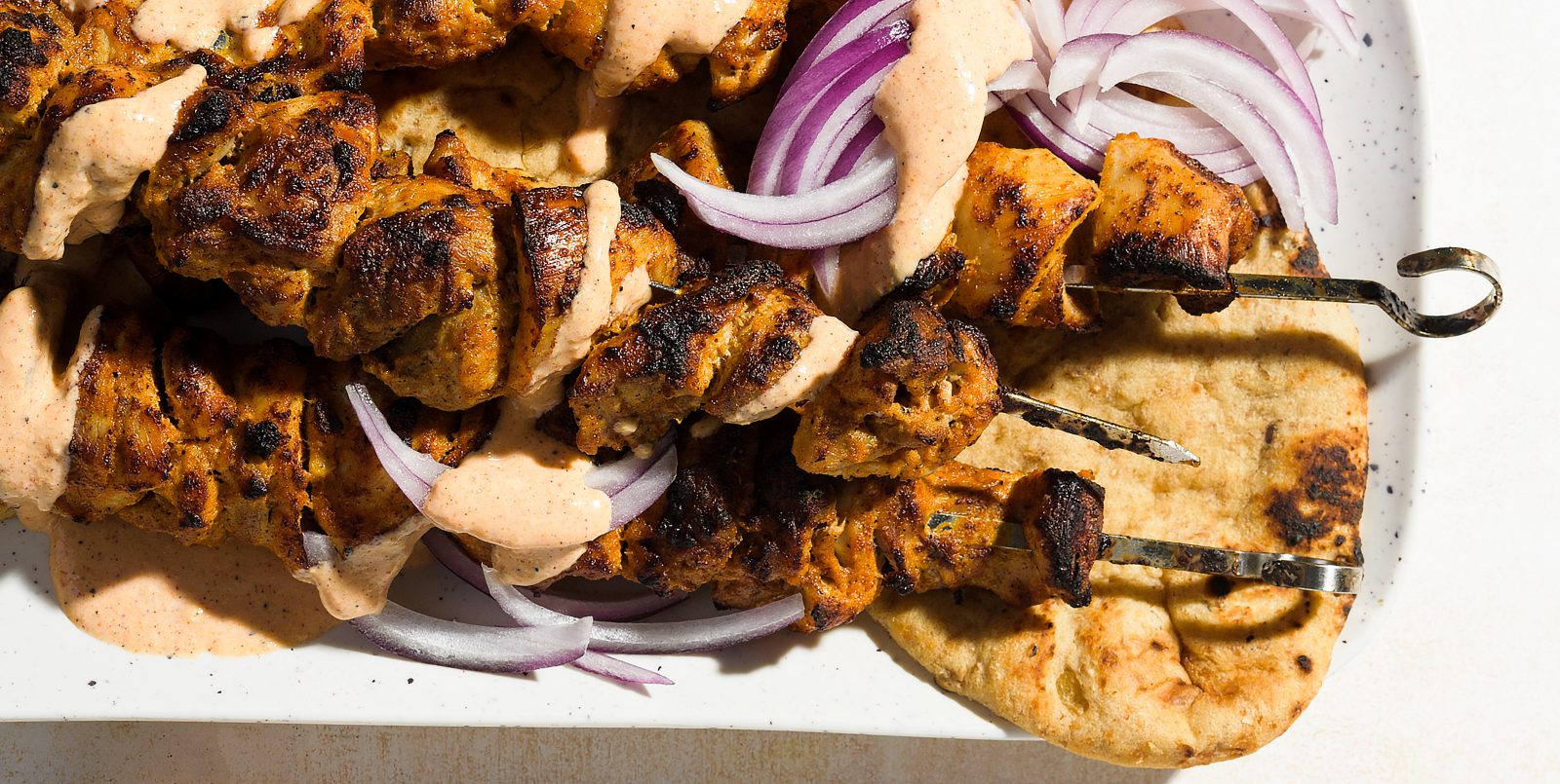 Yogurt Marinated Chicken Kebab