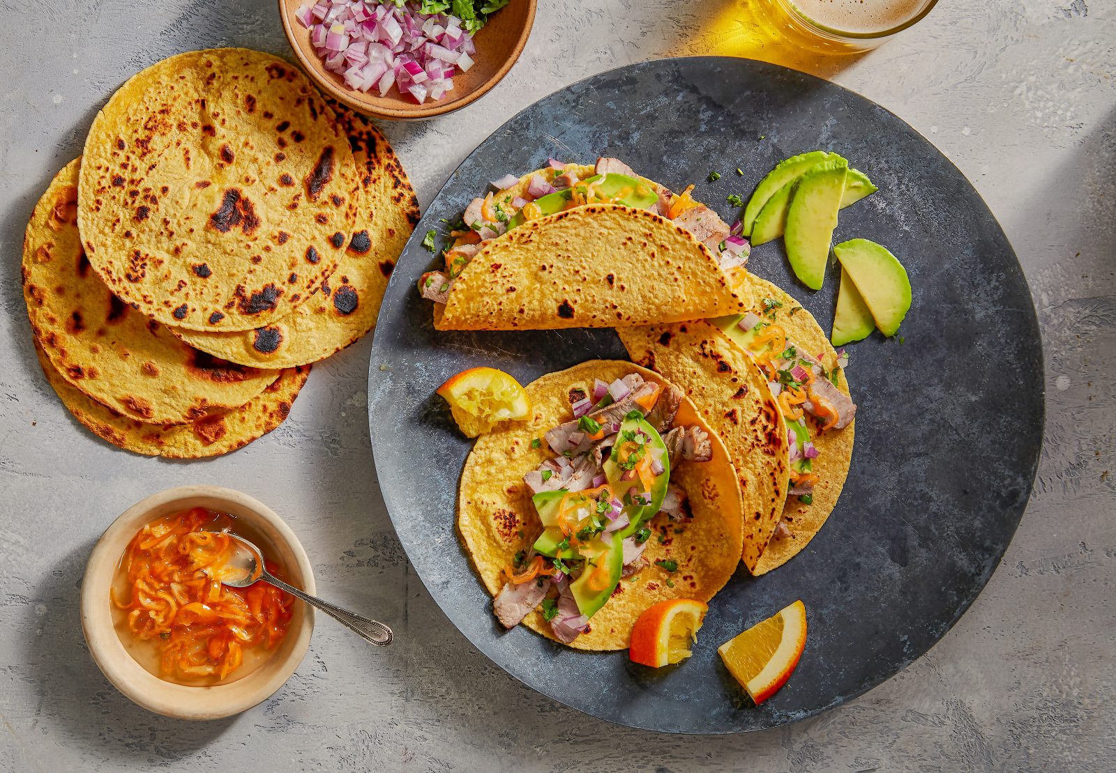 Yucatecan Citrus Marinated Pork Tacos