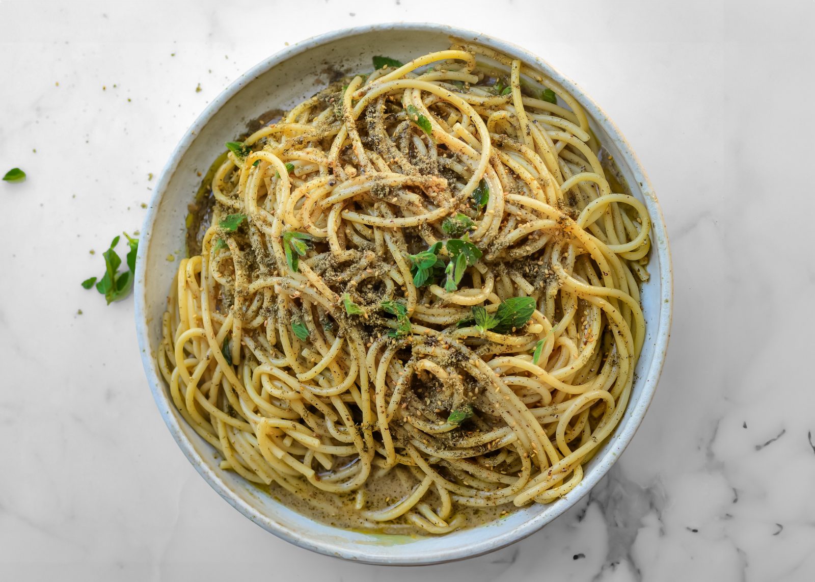 Za atar cacio pepe