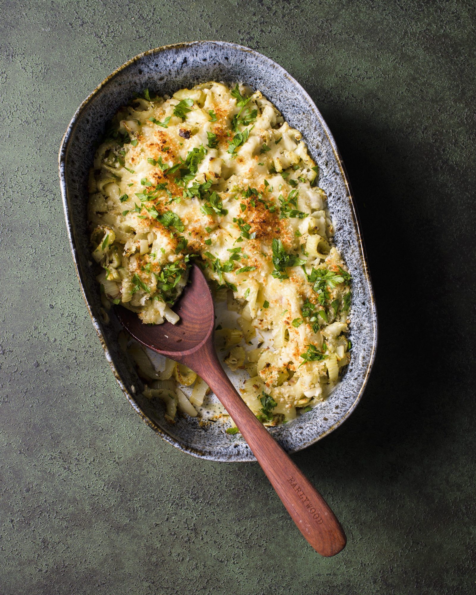 Baked fennel three cheeses v