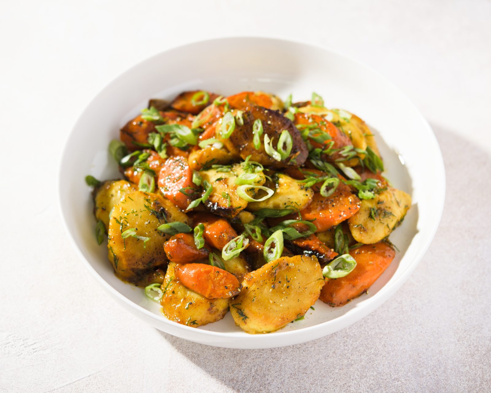 Braised glazed carrots parsnips orange cardamon