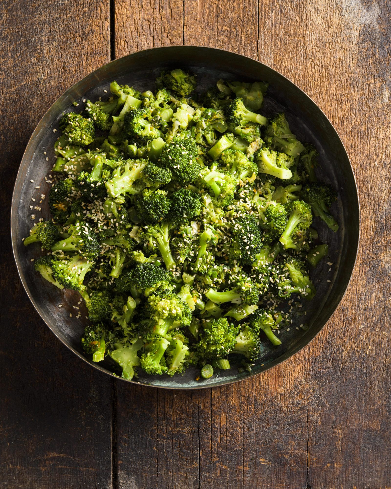 Broccoli scallions miso orange v
