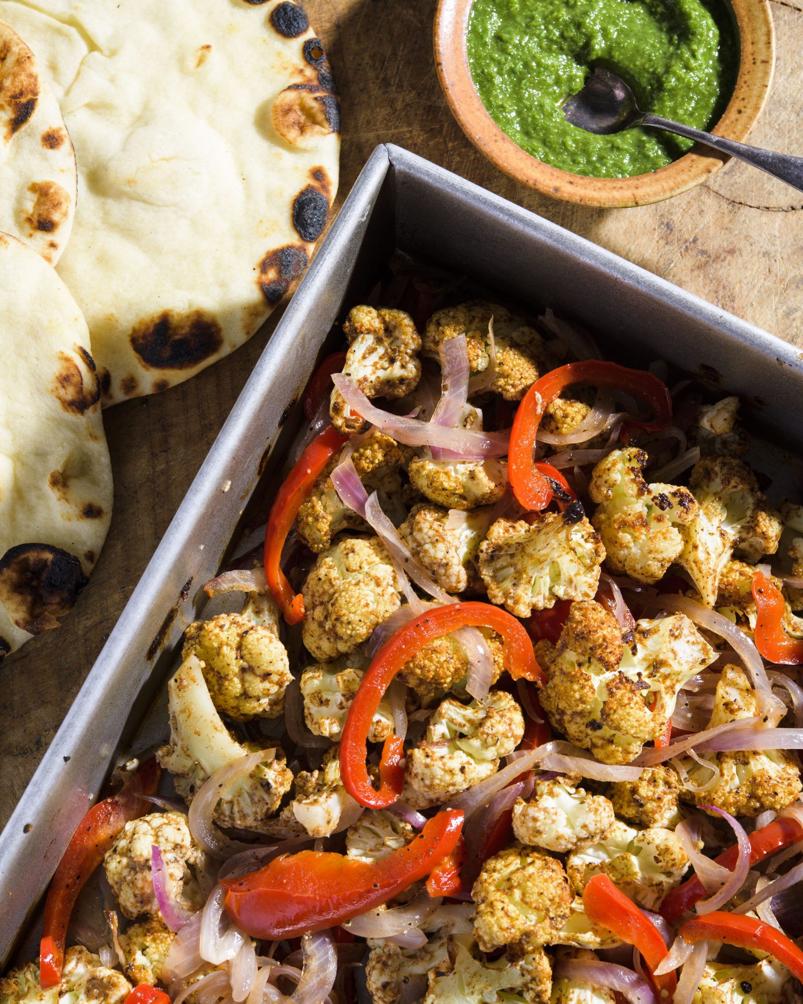 Cauliflower kati rolls v