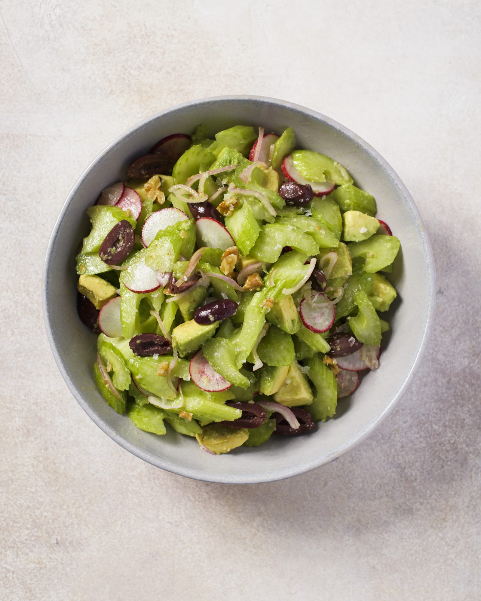 Chilean celery avocado salad v