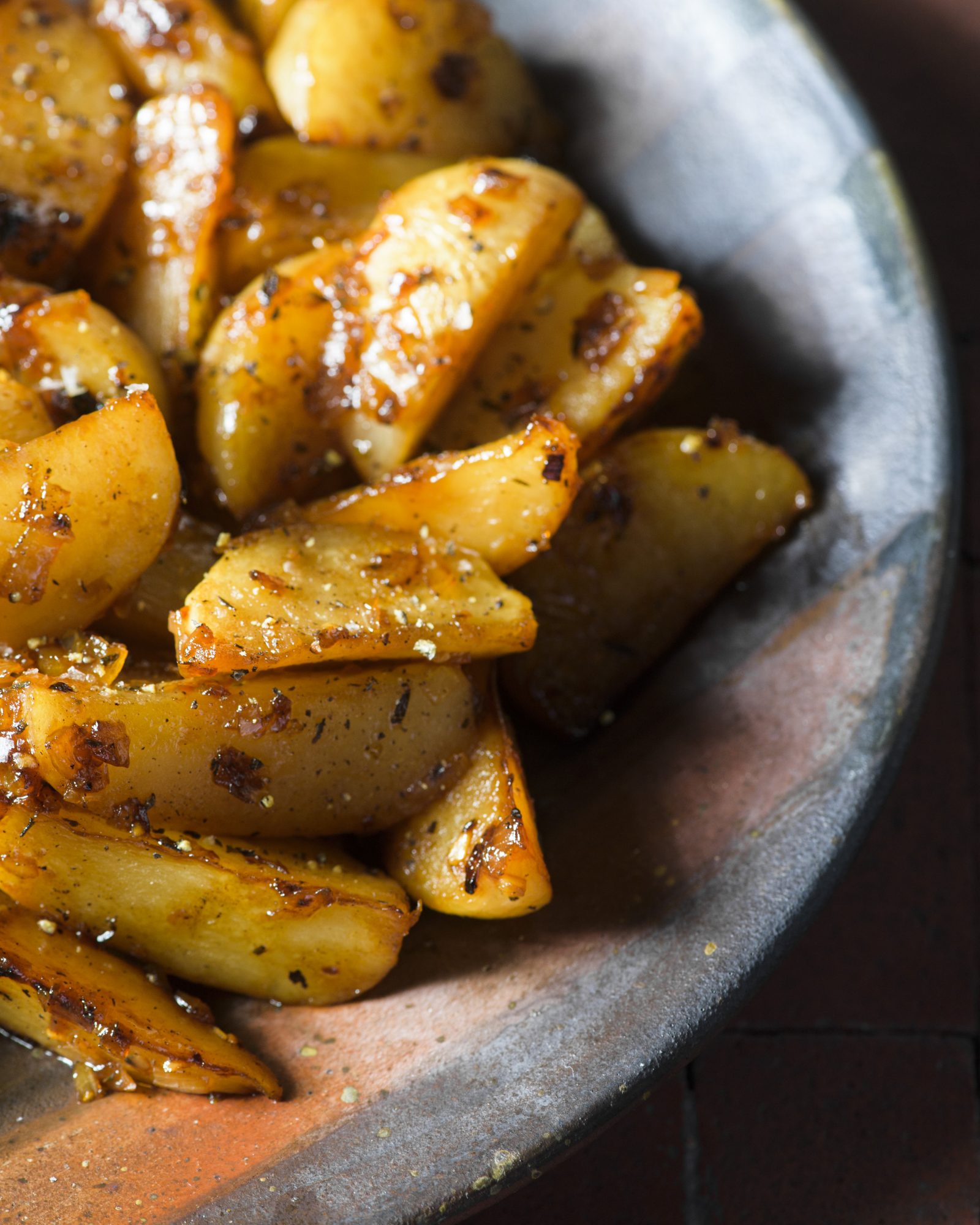Cider honey glazed turnips v