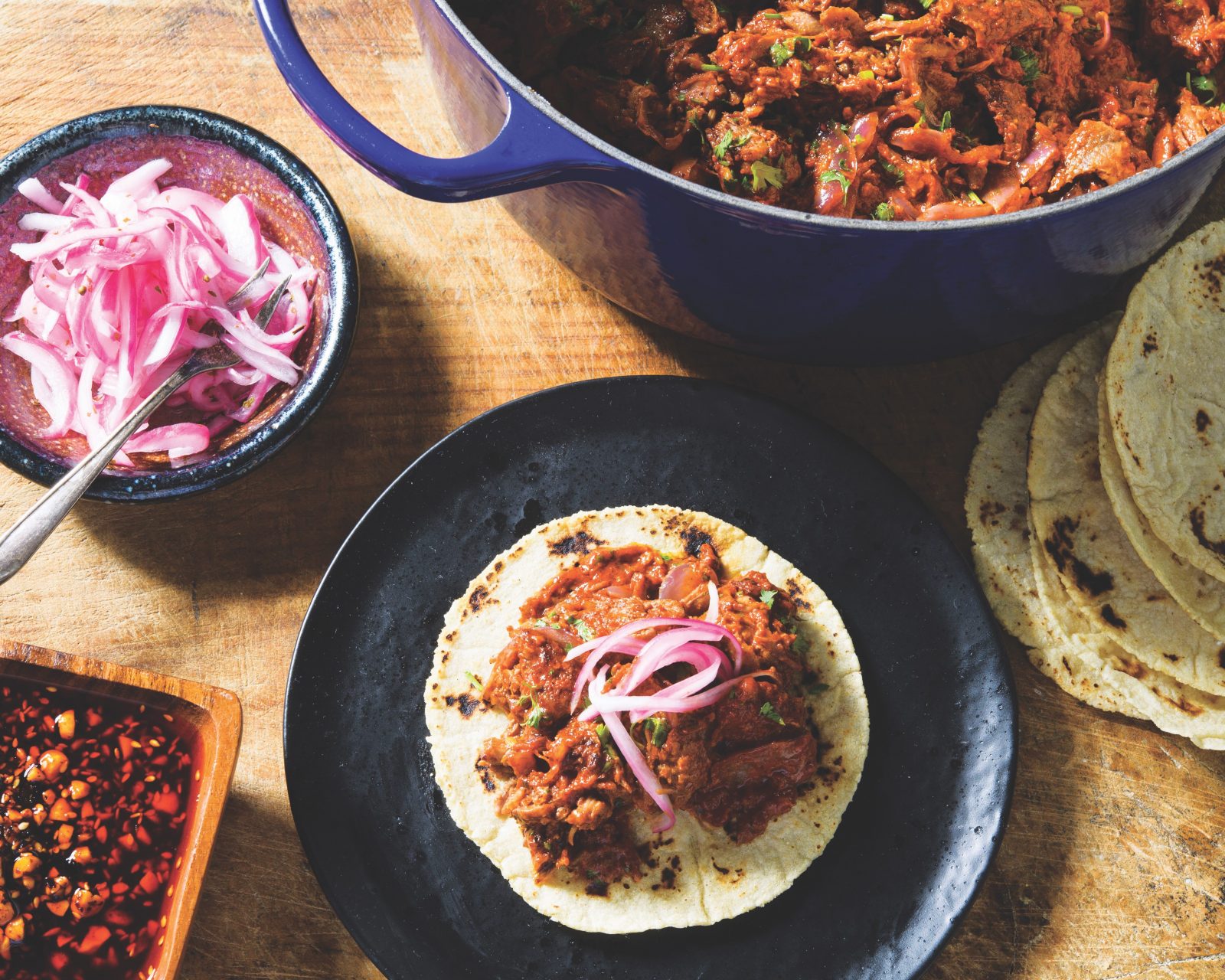 Cochinita pibil tacos