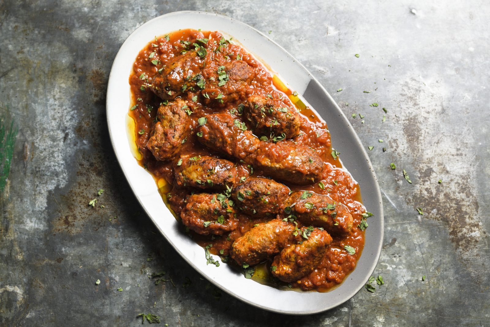 Greek meatballs tomato sauce