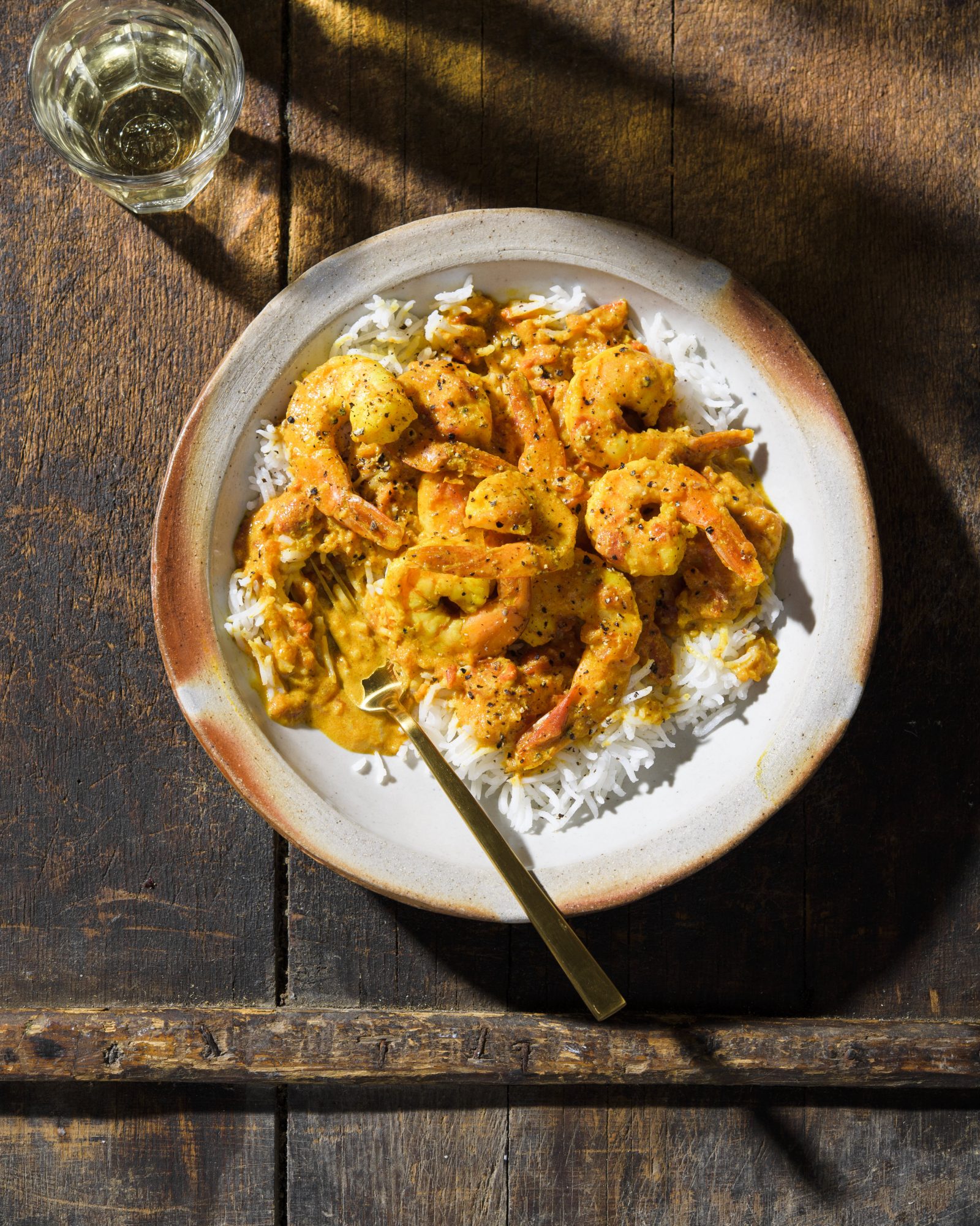 Hot sour shrimp curry v