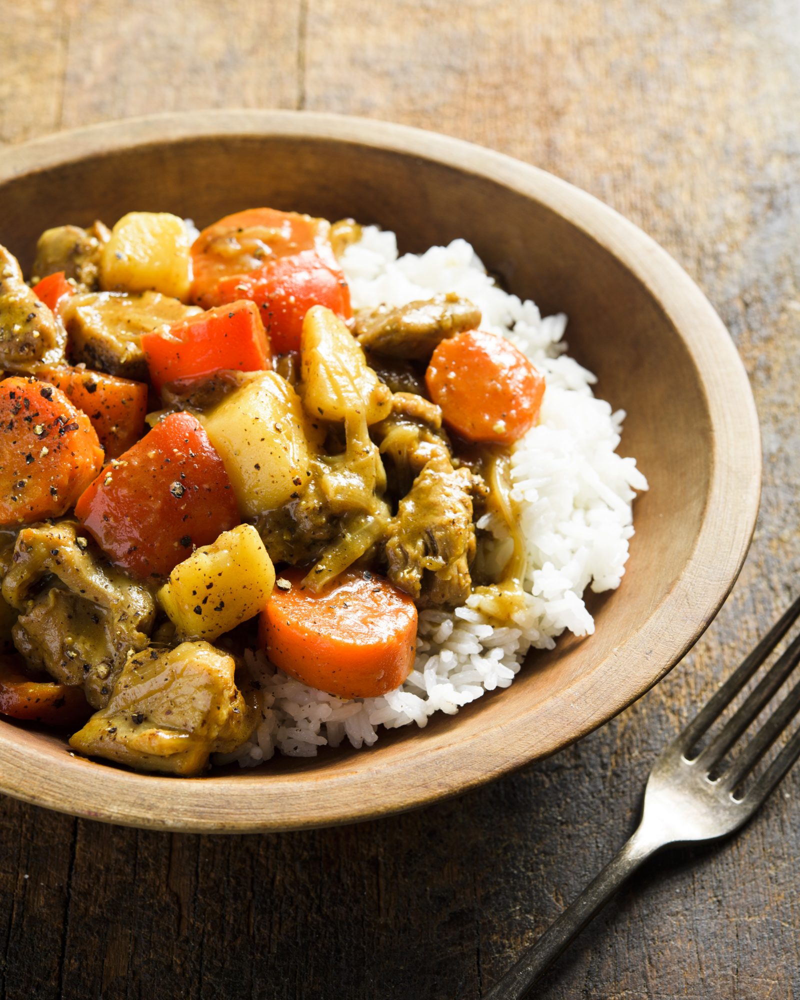 Japanese style chicken vegetable curry v