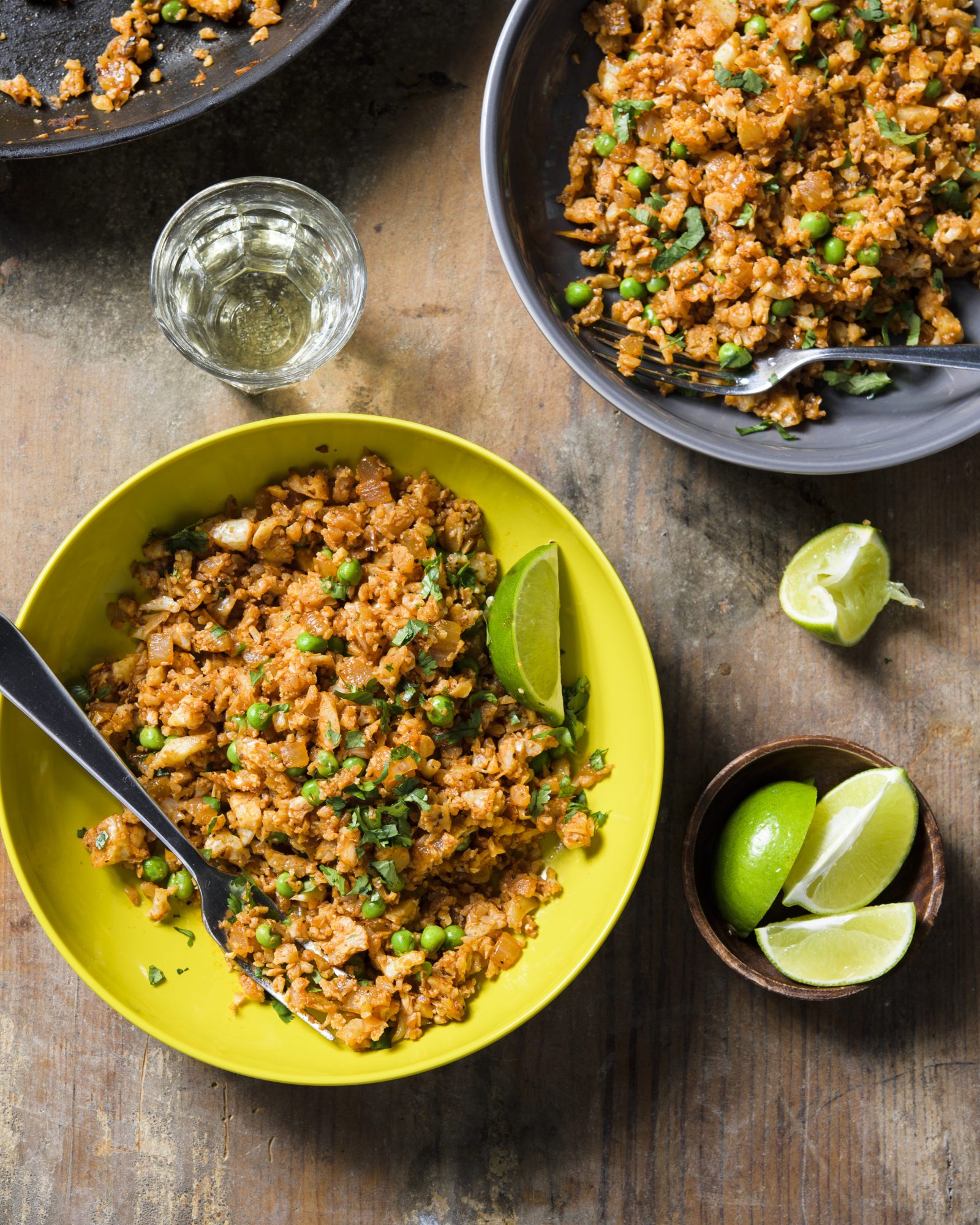 Mexican style cauliflower rice v