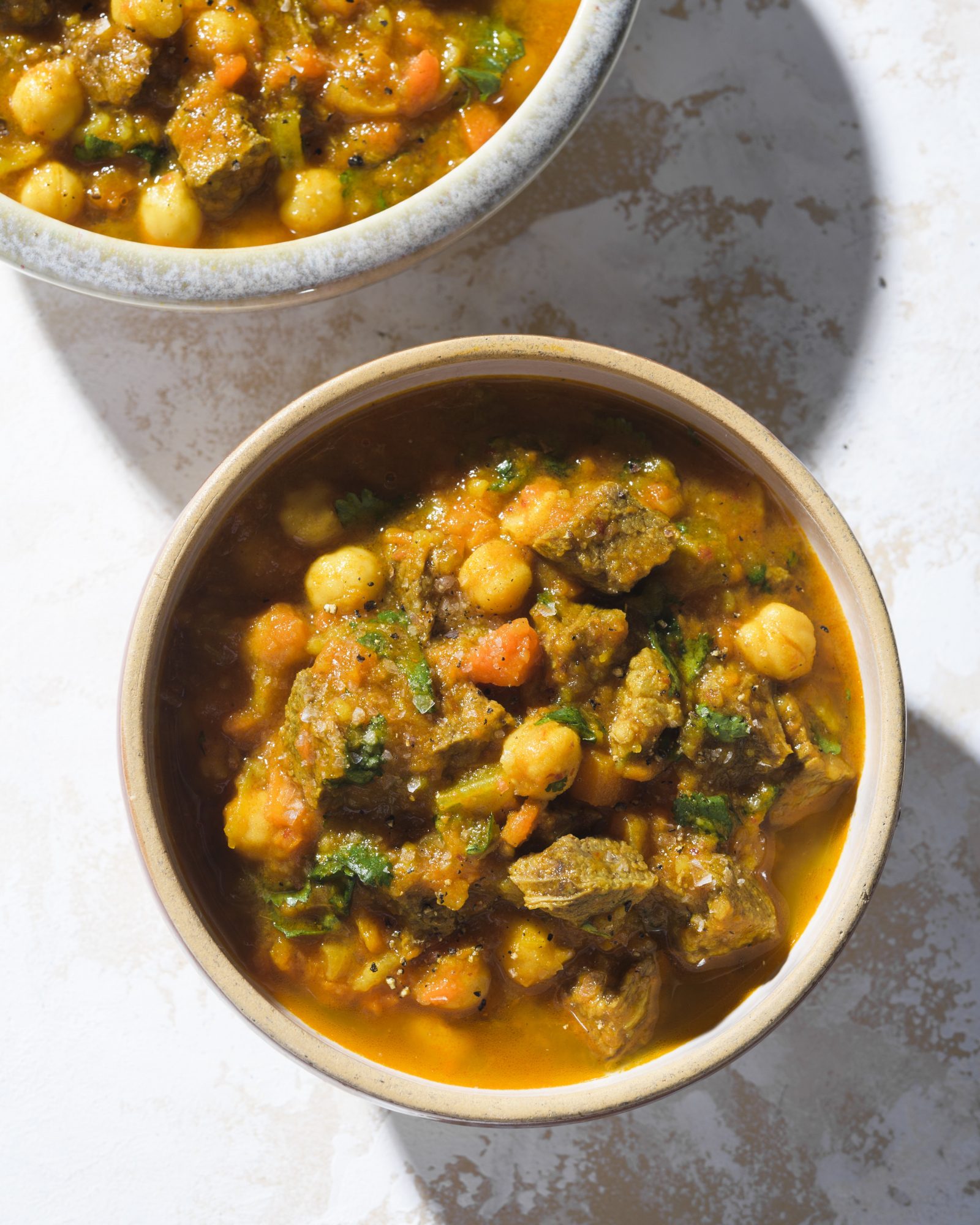 Moroccan beef tomato and chickpea stew harira v