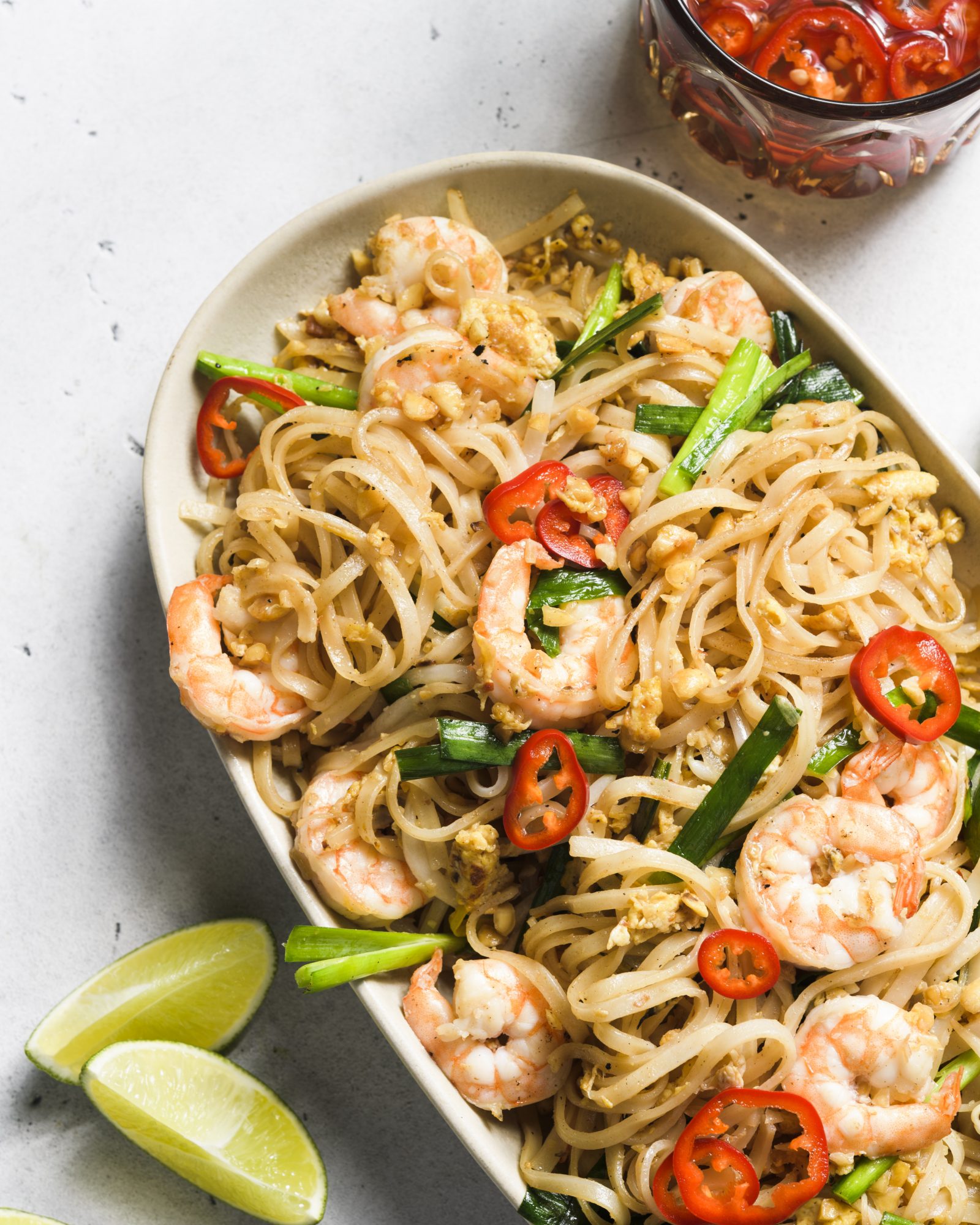Pad thai shrimp v