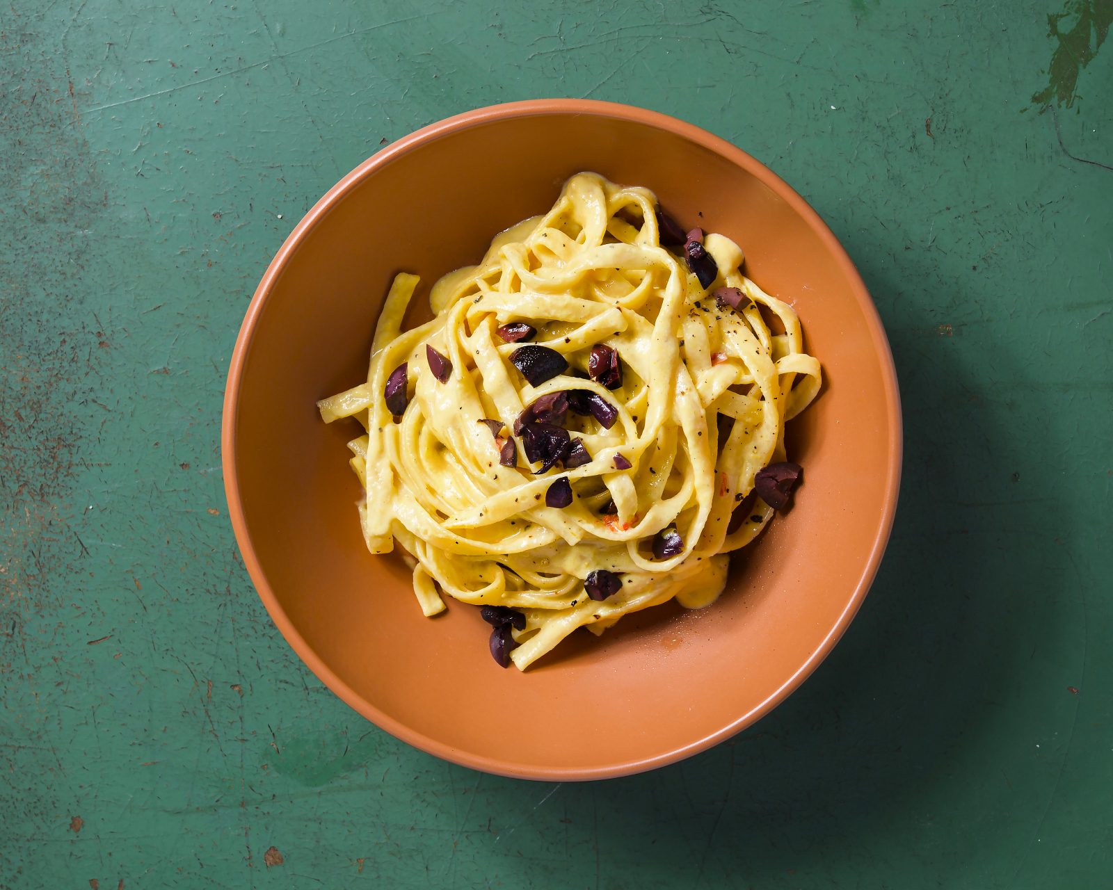 Peruvian style pasta creamy pepper cheese sauce