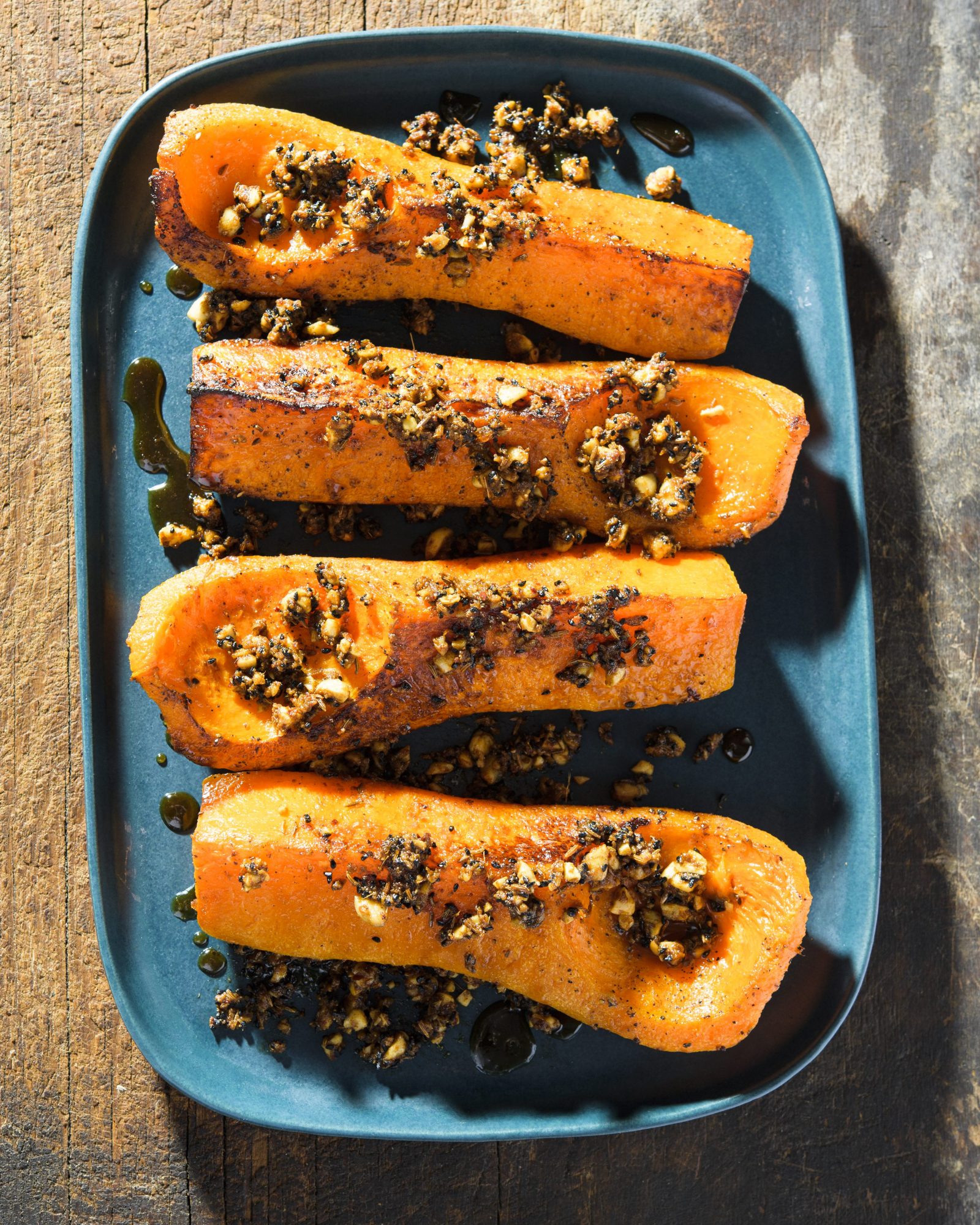 Roasted butternut squash dukkah brown butter