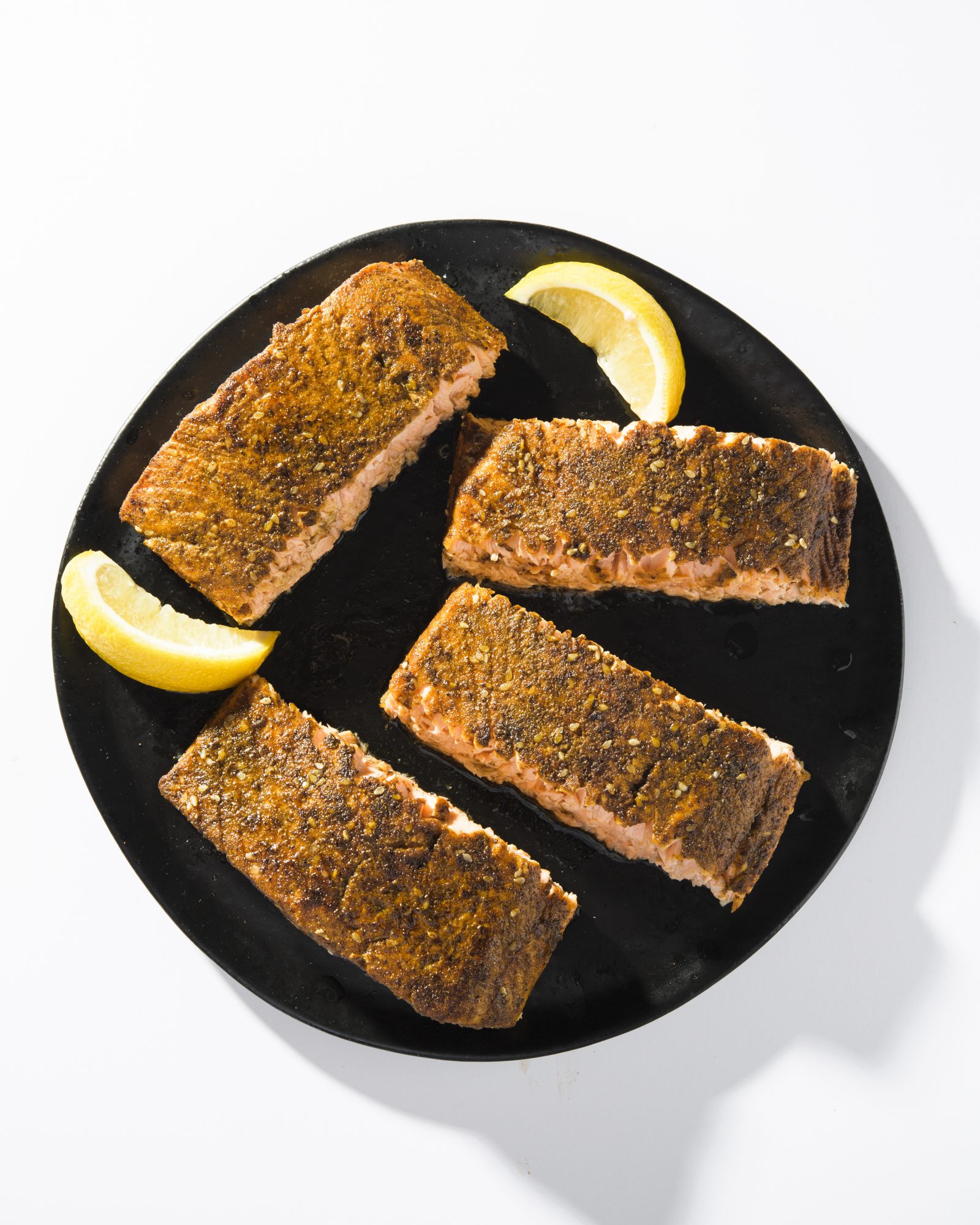 Roasted salmon zaatar v