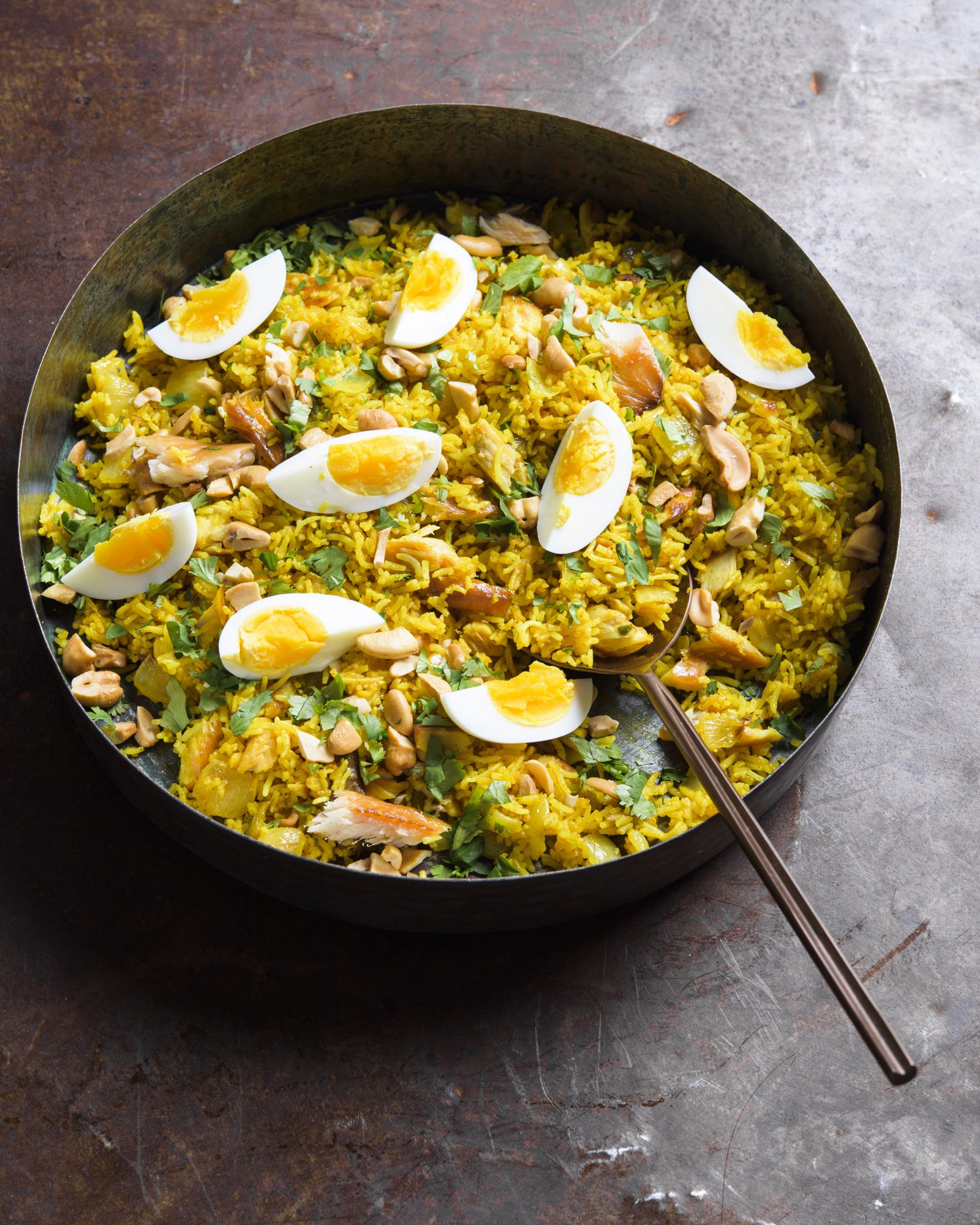 Smoked trout kedgeree v