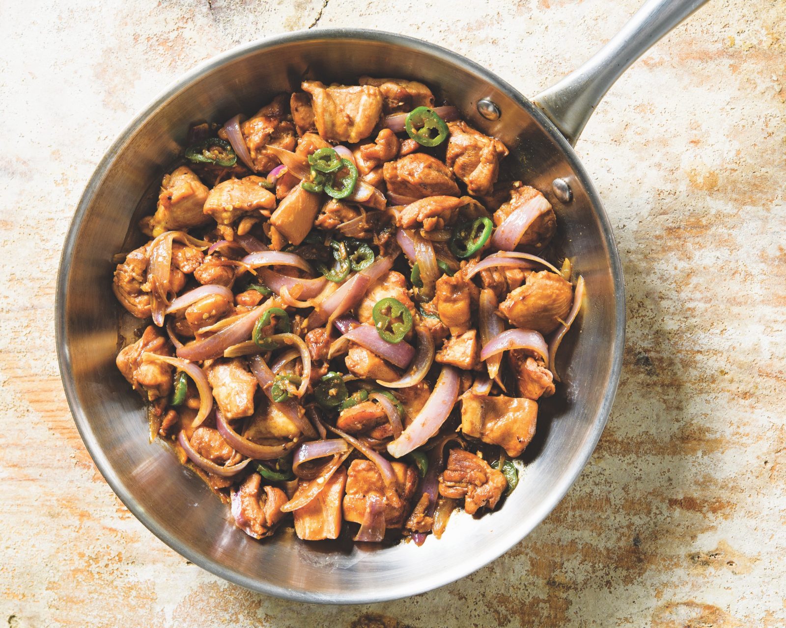 Stir fried lemongrass chicken
