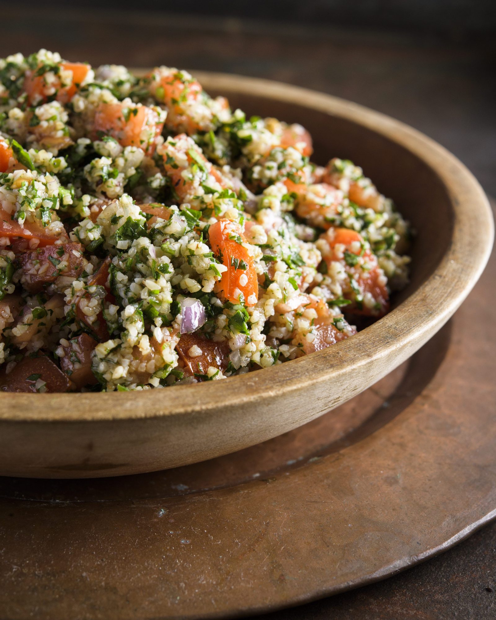 Tomatoey tabbouleh v